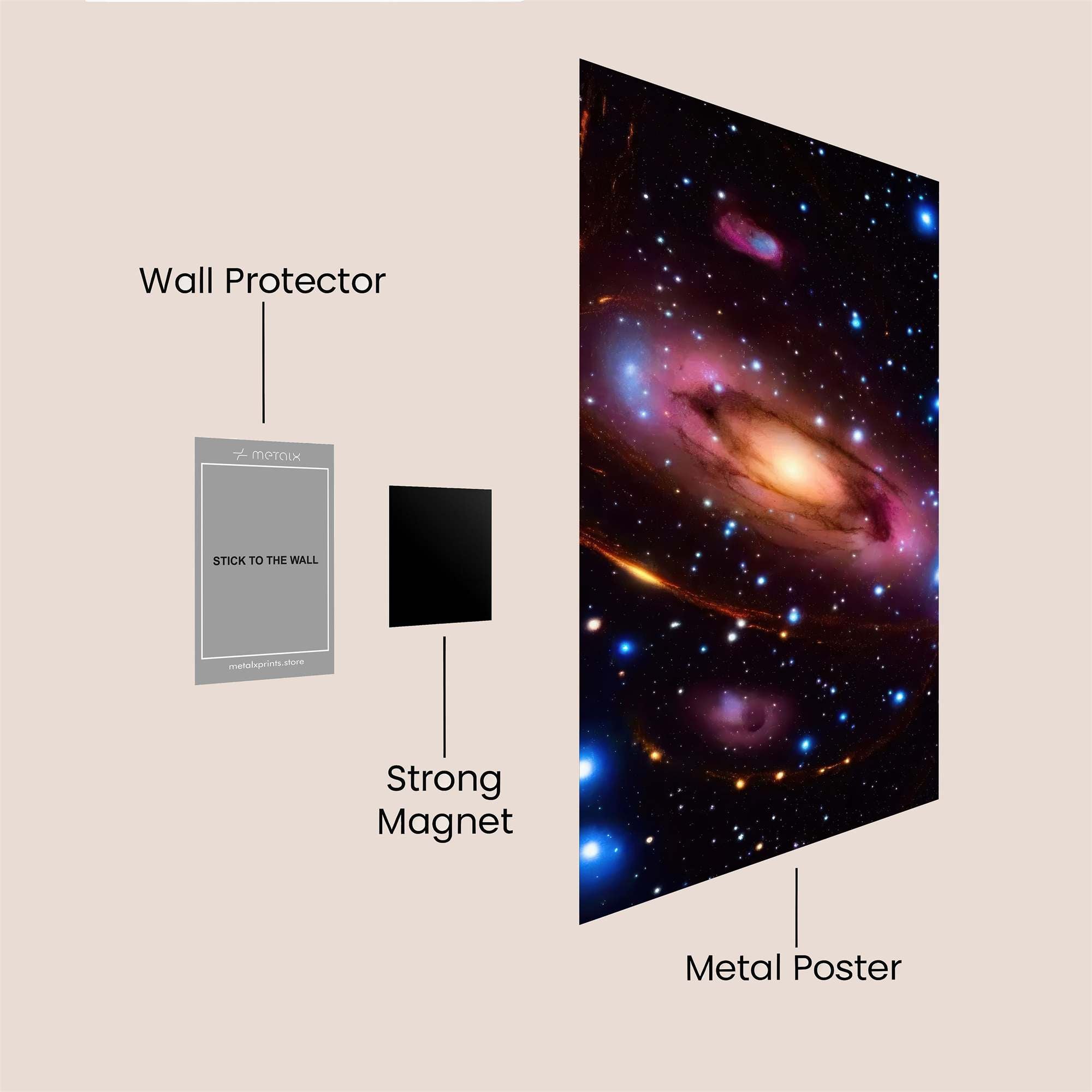 Galactic Whimsy Safe Wall Magnetic / M