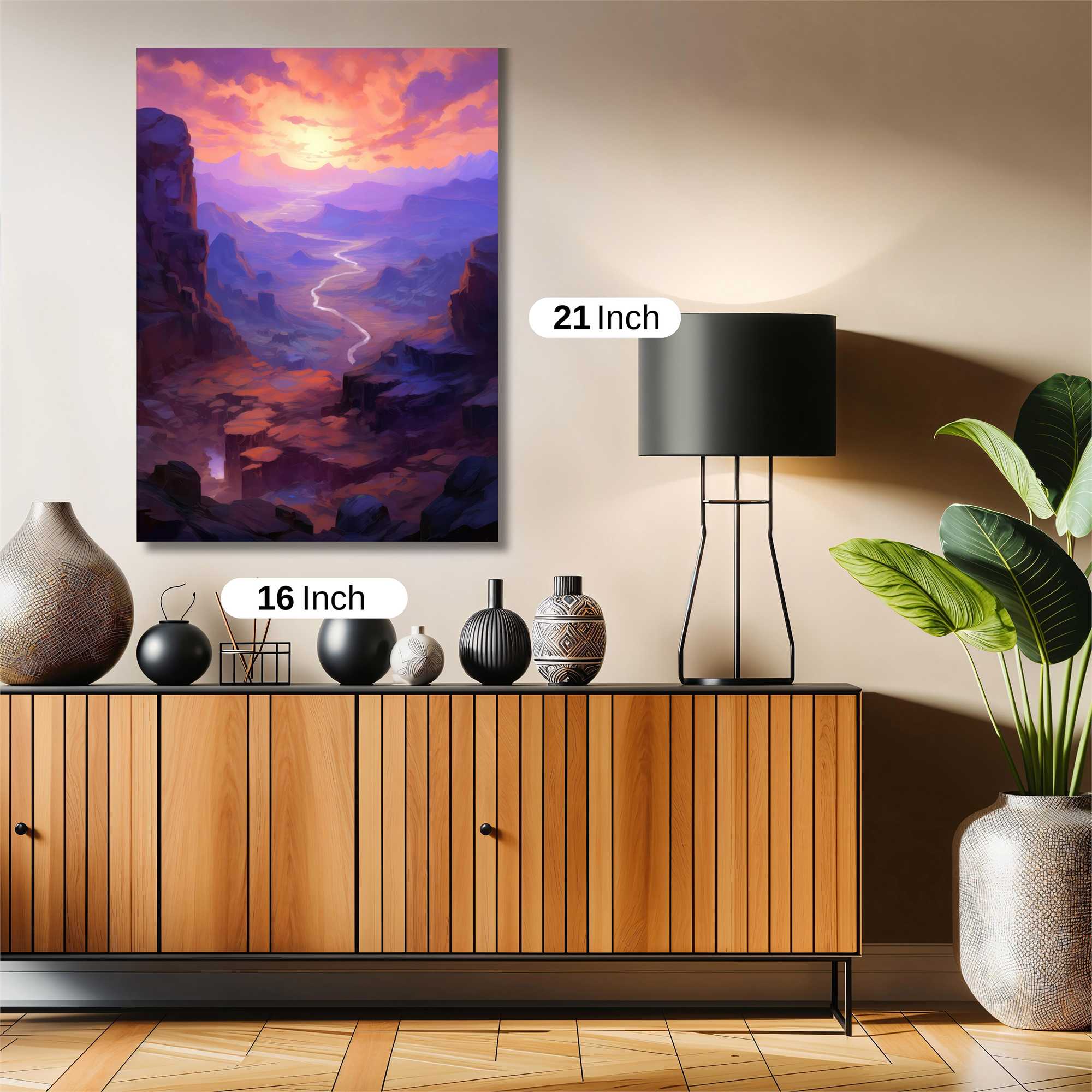 Sunset Serenity Safe Wall Magnetic / M
