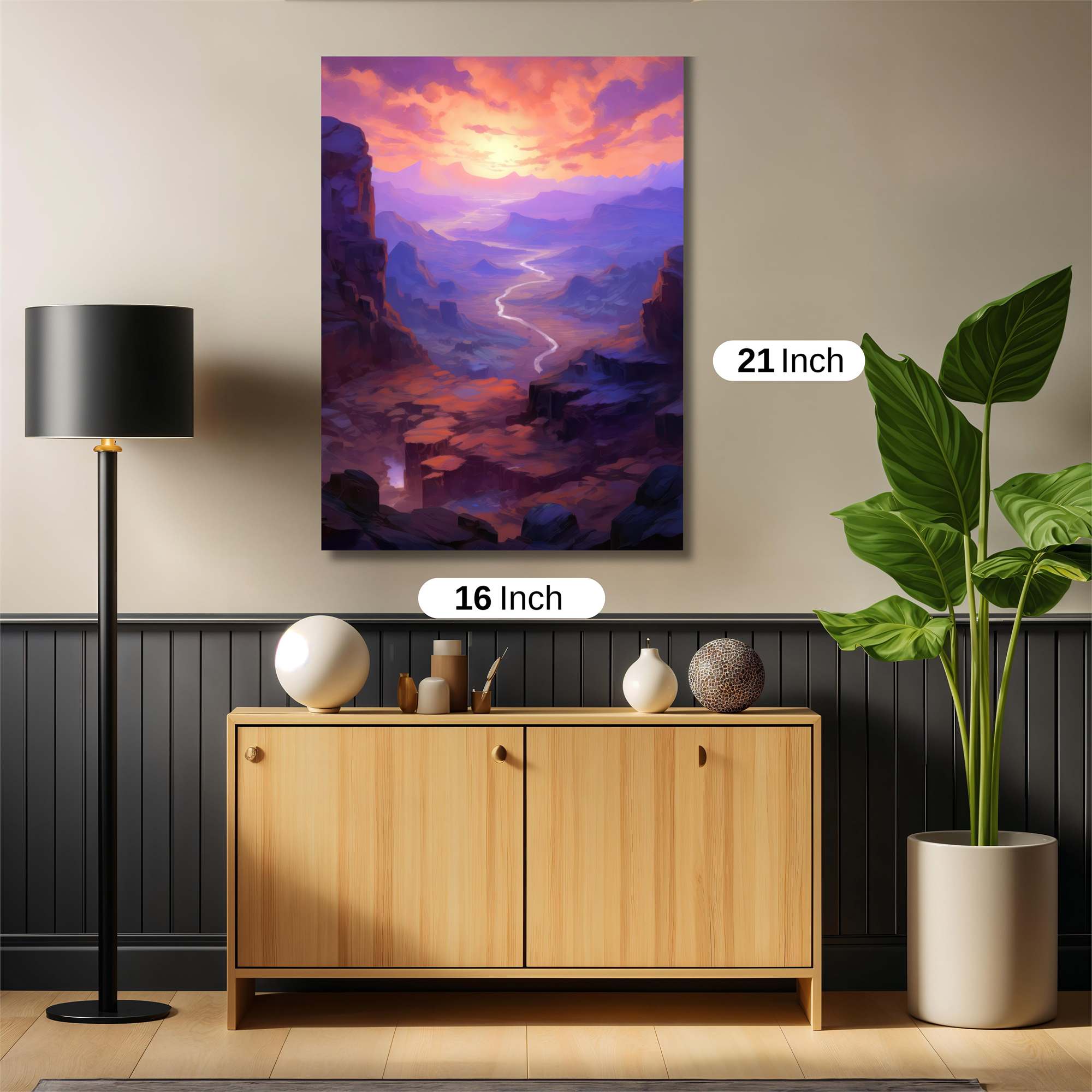 Sunset Serenity Safe Wall Magnetic / M