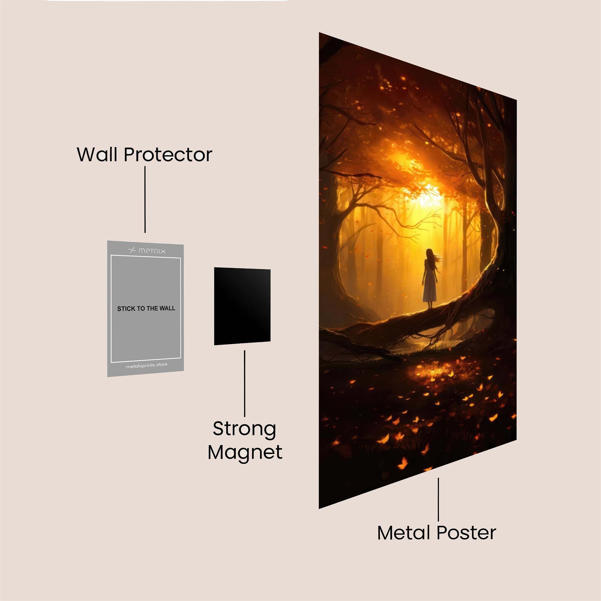 Forest Enchantment Safe Wall Magnetic / M