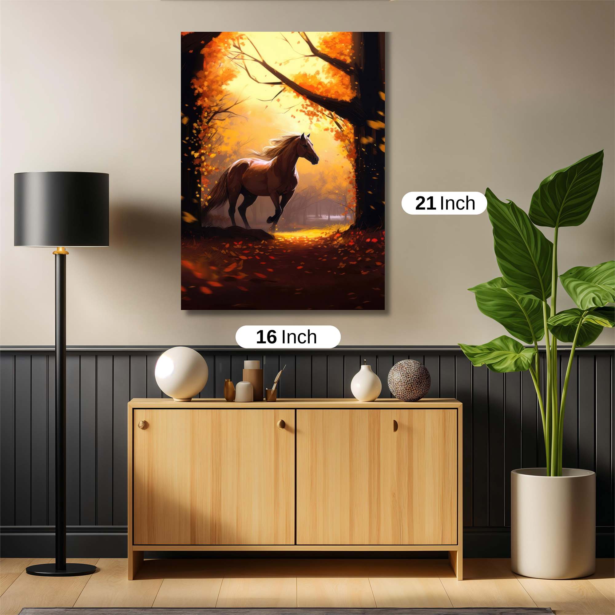 Autumn Gallop Safe Wall Magnetic / M