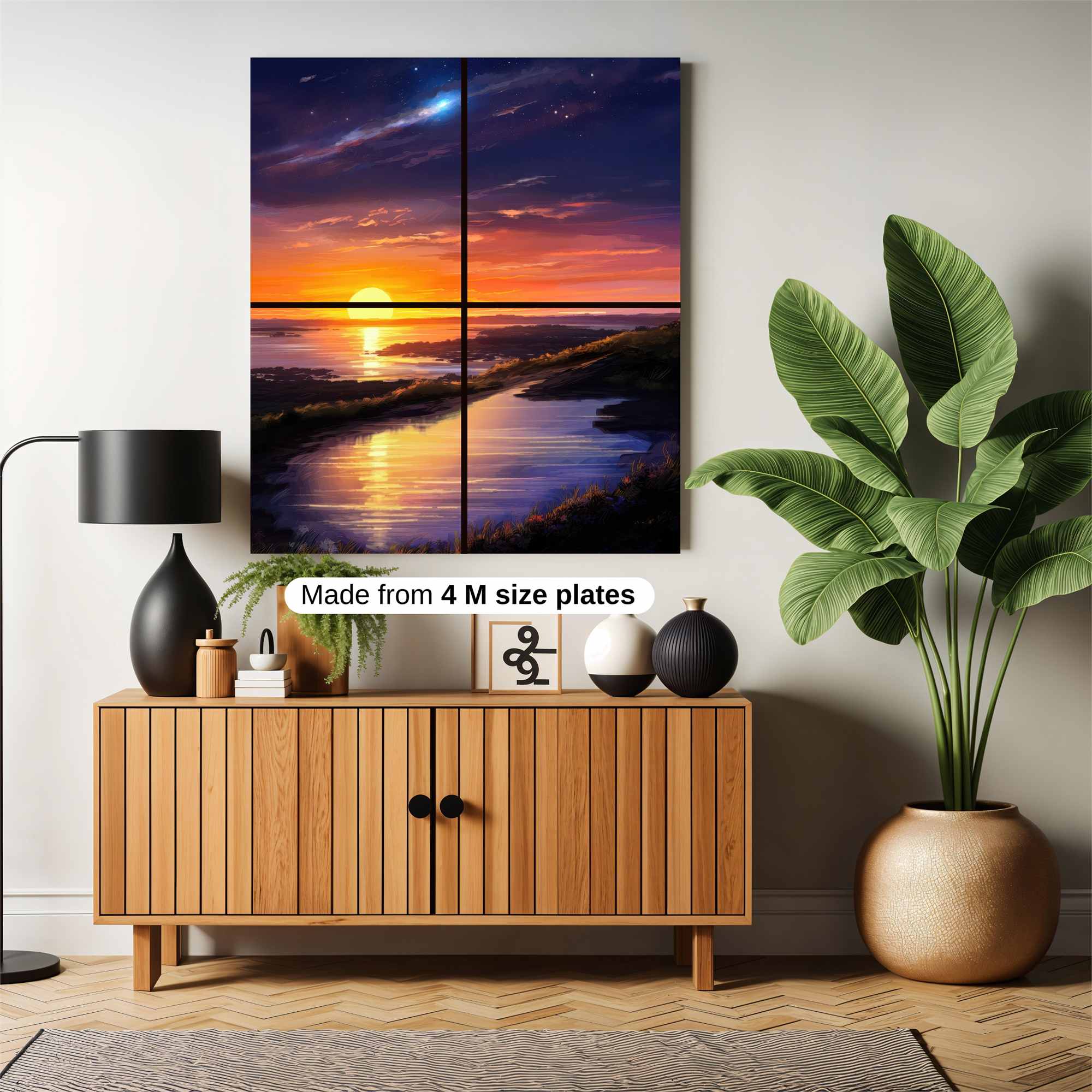 Sunset Serenity Safe Wall Magnetic / M