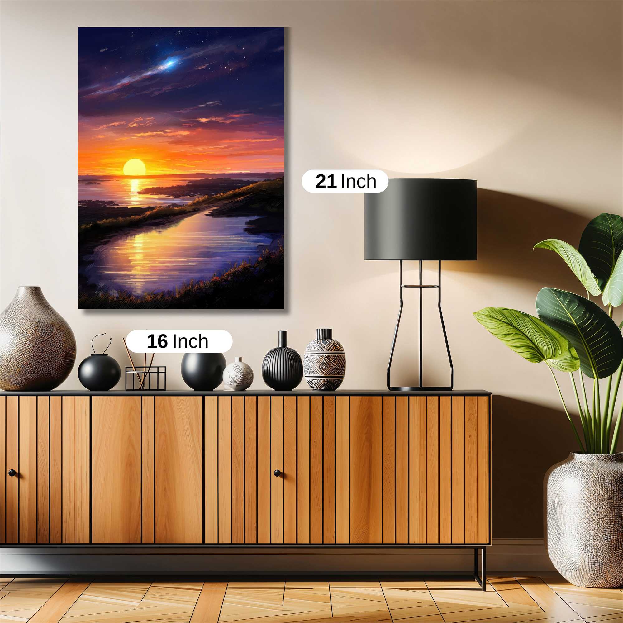 Sunset Serenity Safe Wall Magnetic / M