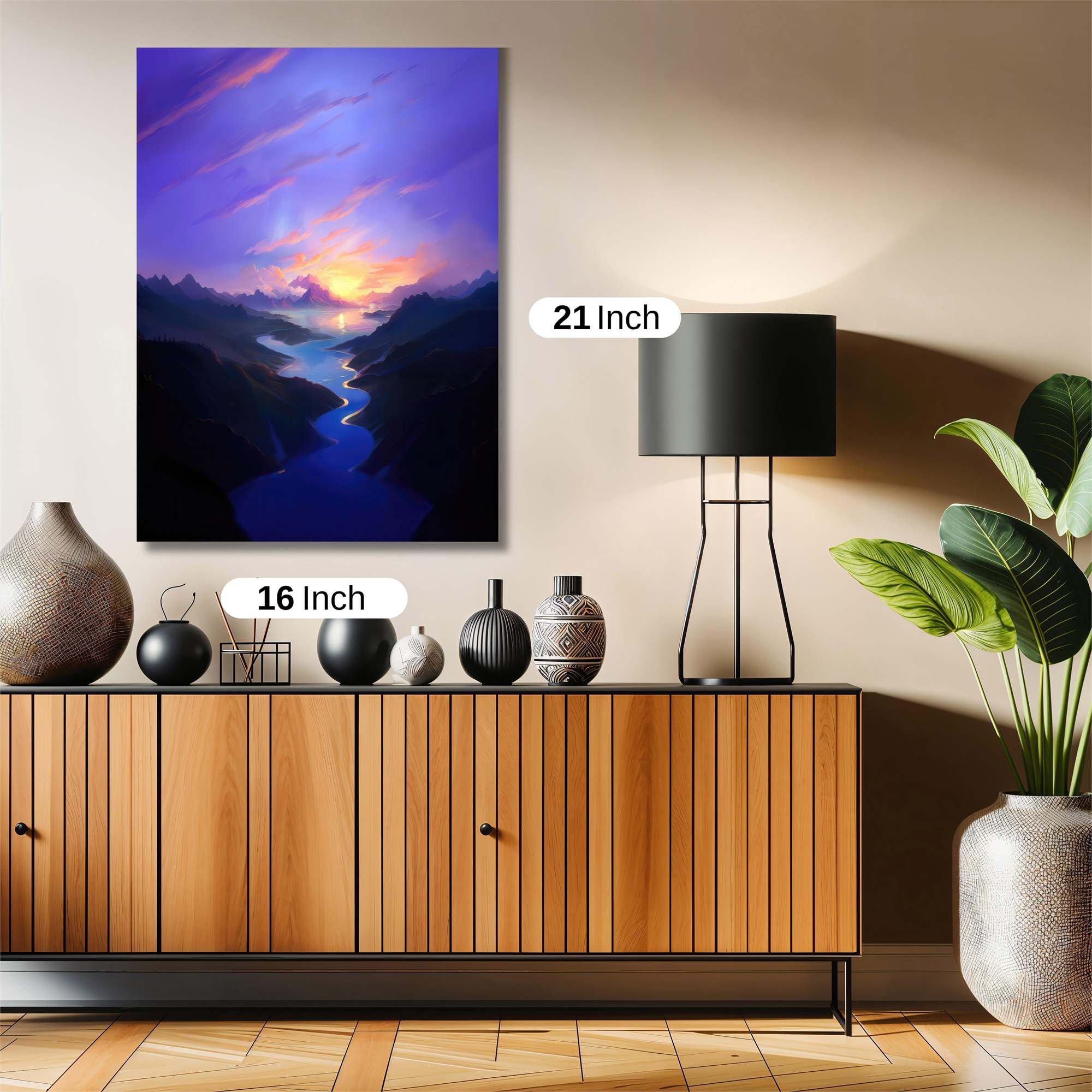 Sunset Serenity Safe Wall Magnetic / M