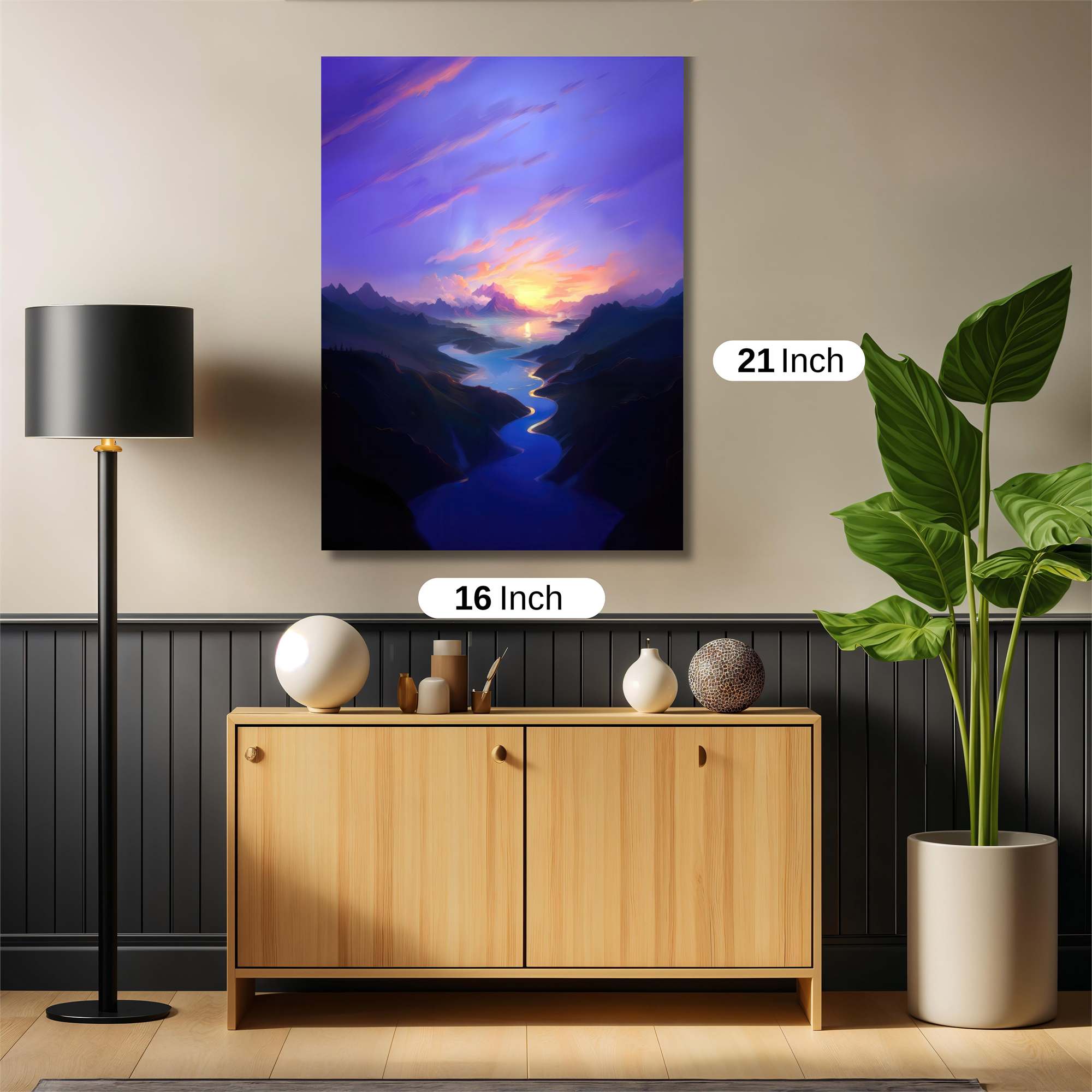 Sunset Serenity Safe Wall Magnetic / M