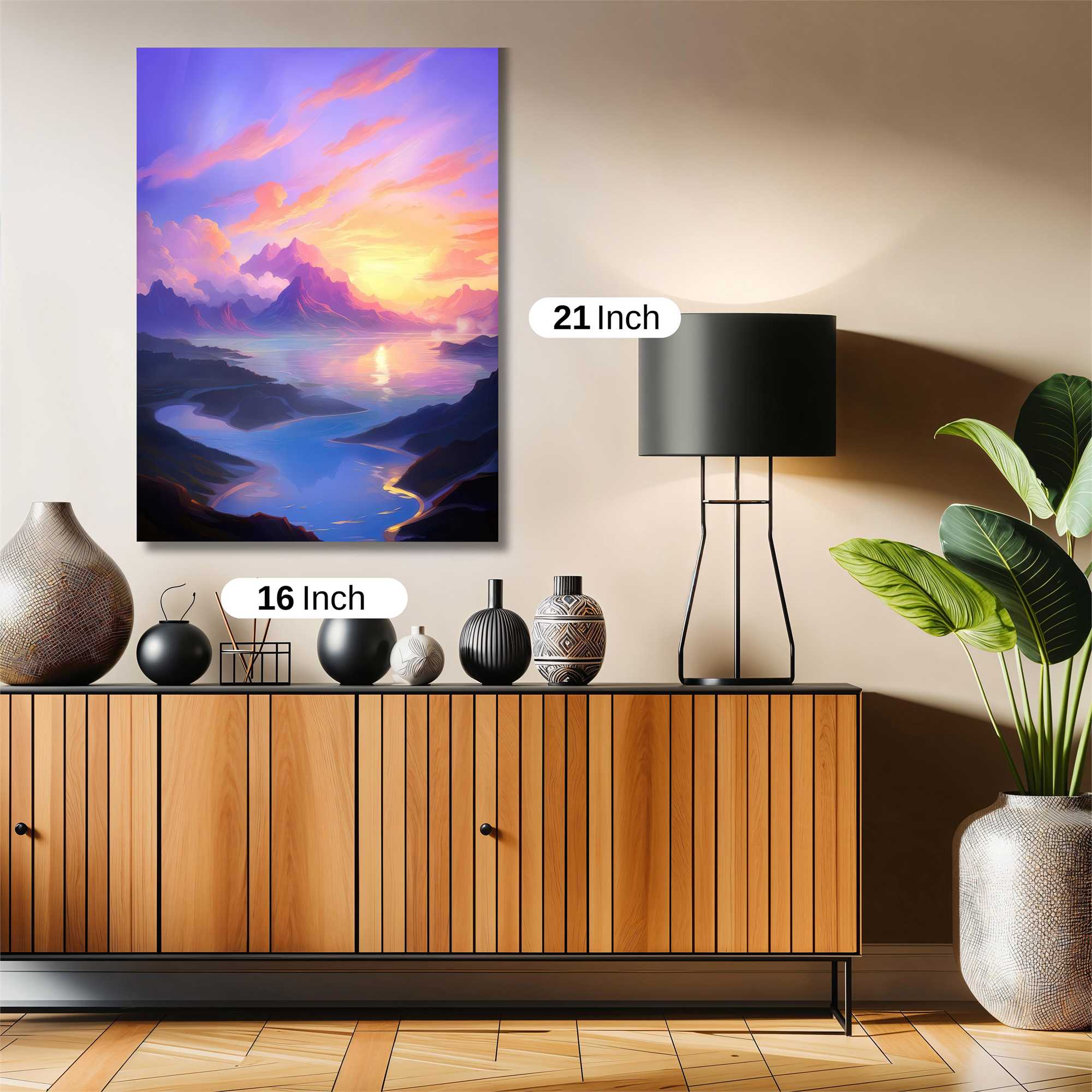 Sunset Serenity Safe Wall Magnetic / M