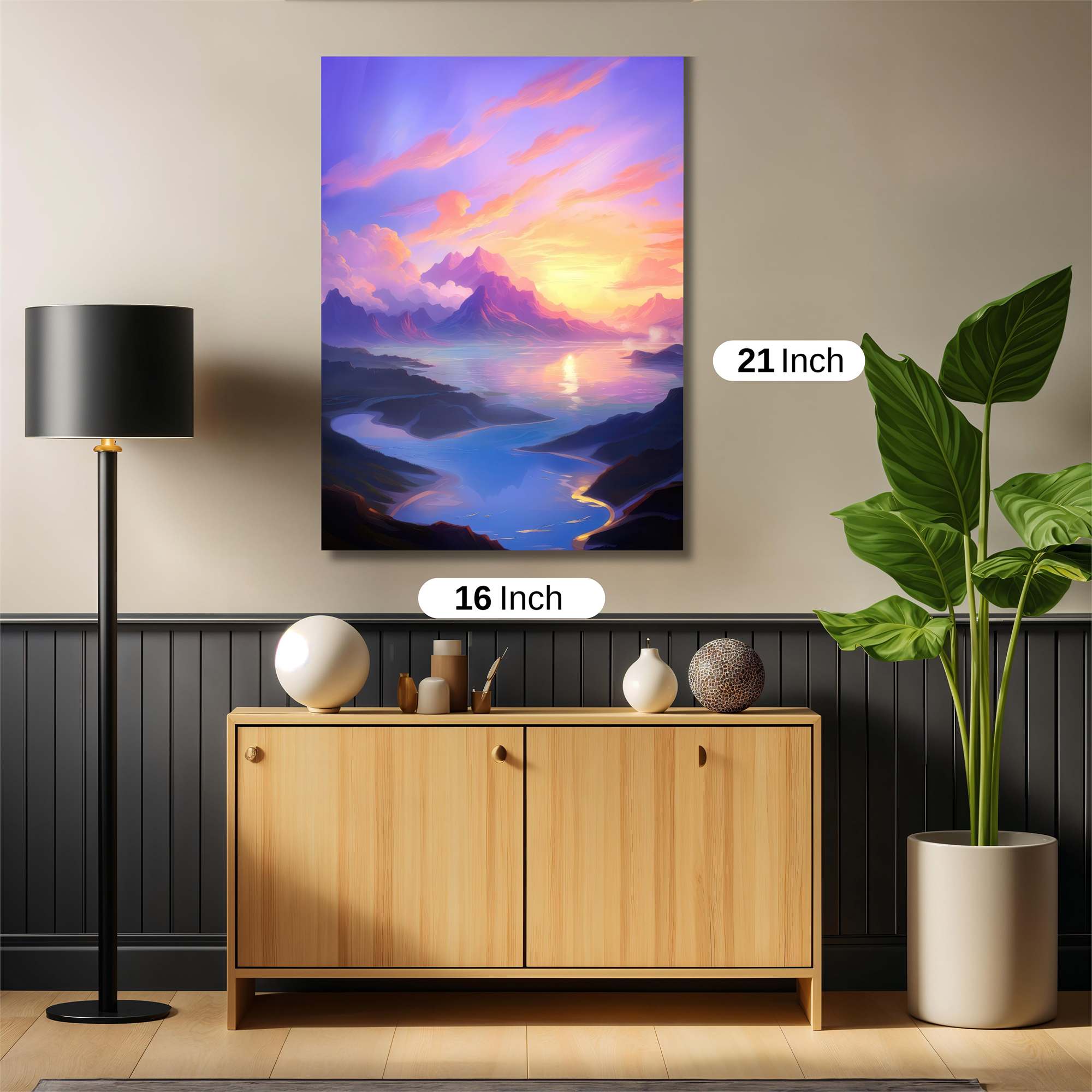 Sunset Serenity Safe Wall Magnetic / M