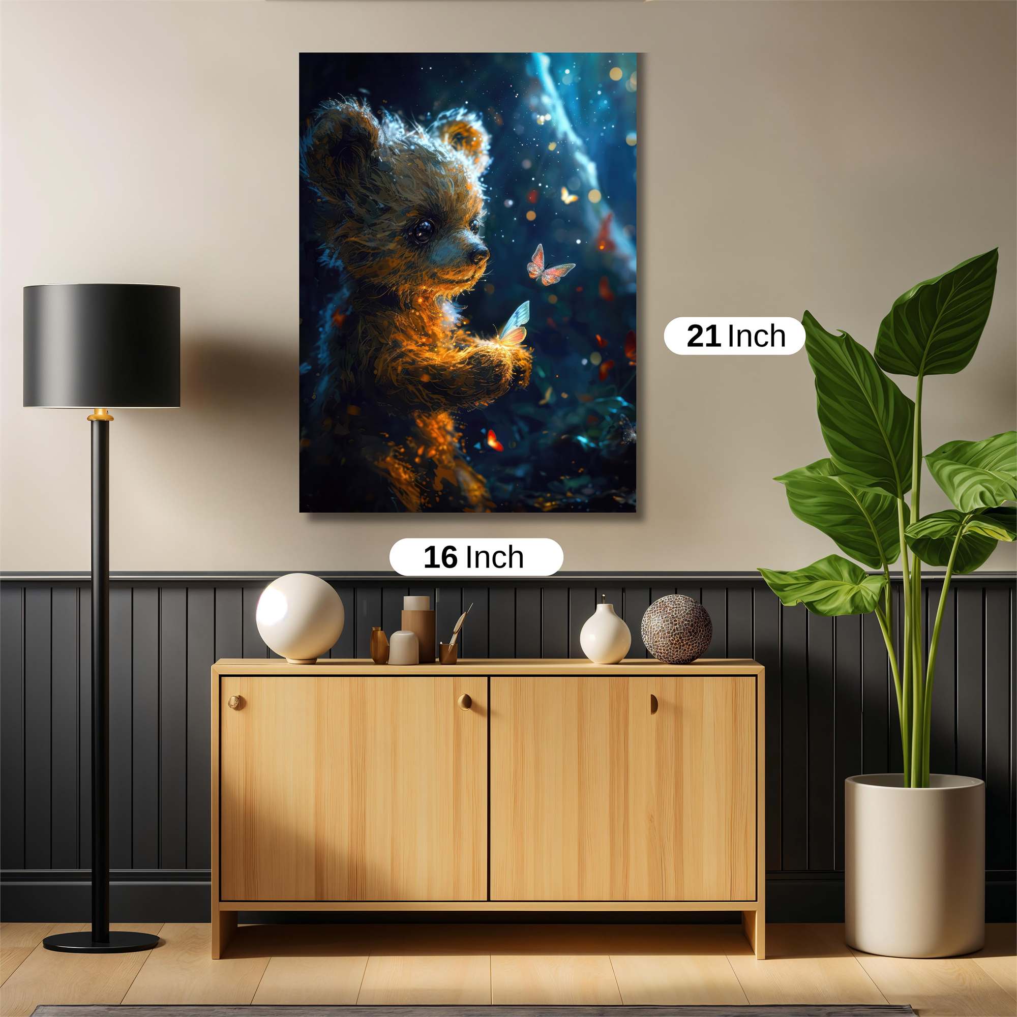Bear Whimsy Safe Wall Magnetic / M