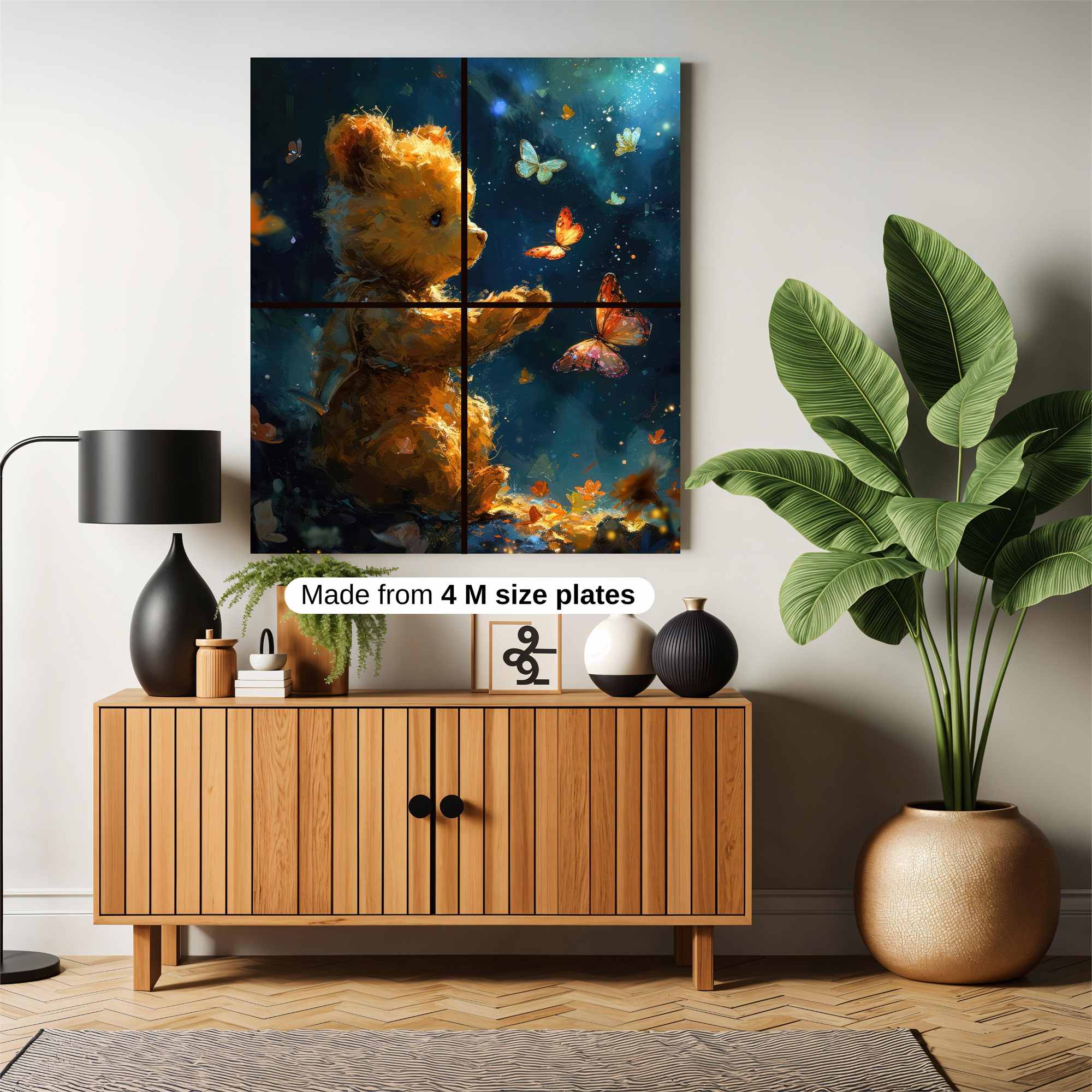 Bear Whimsy Safe Wall Magnetic / M