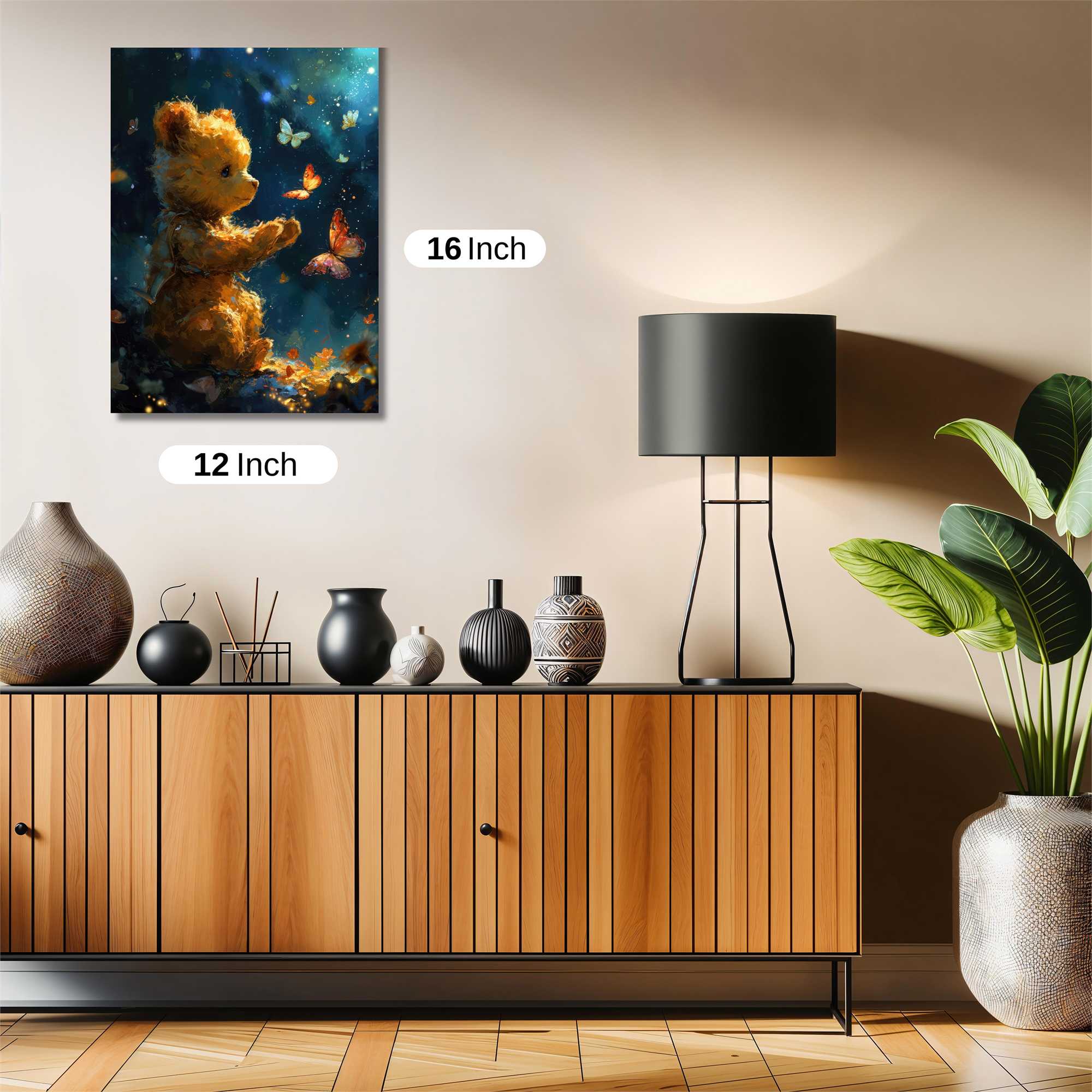 Bear Whimsy Safe Wall Magnetic / M