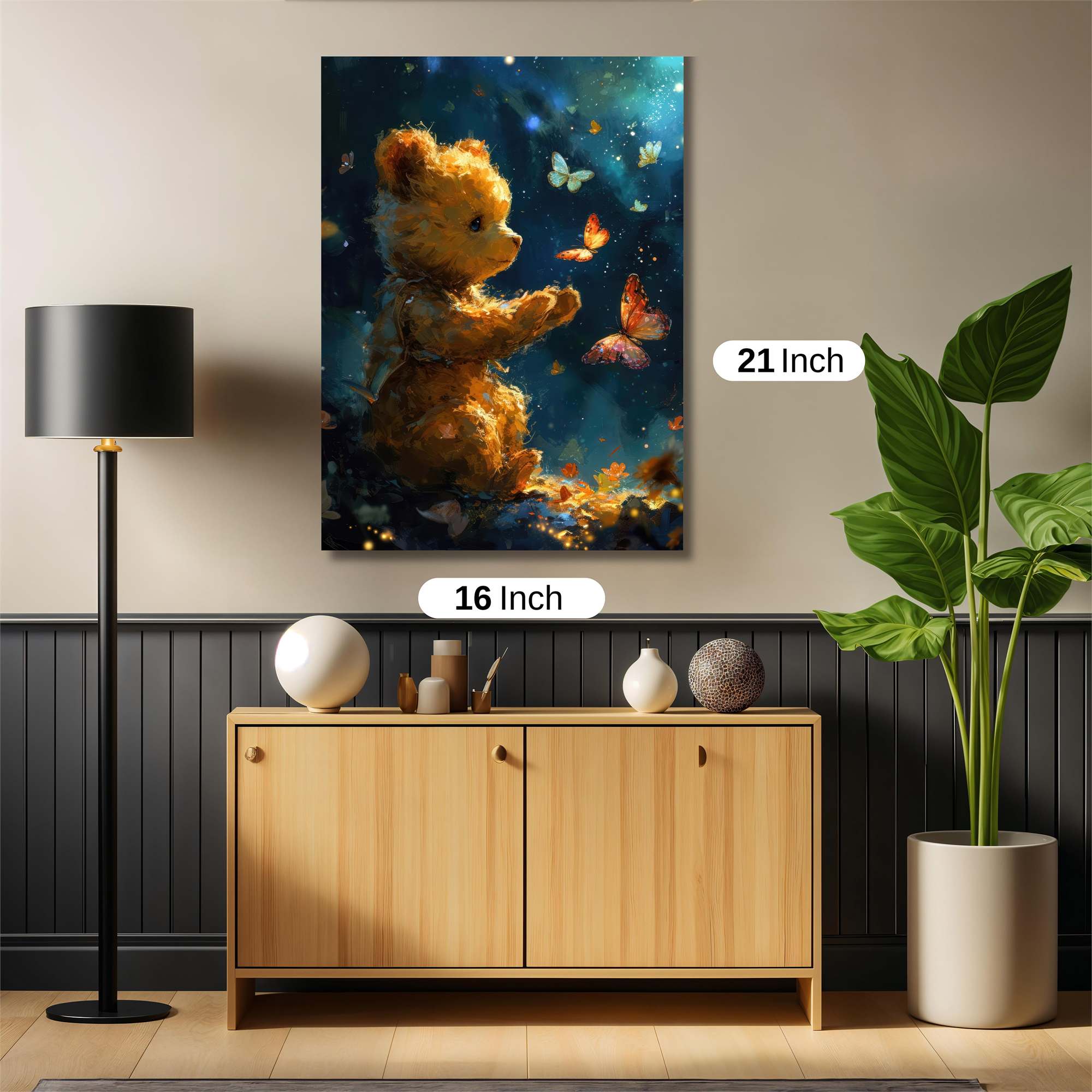 Bear Whimsy Safe Wall Magnetic / M