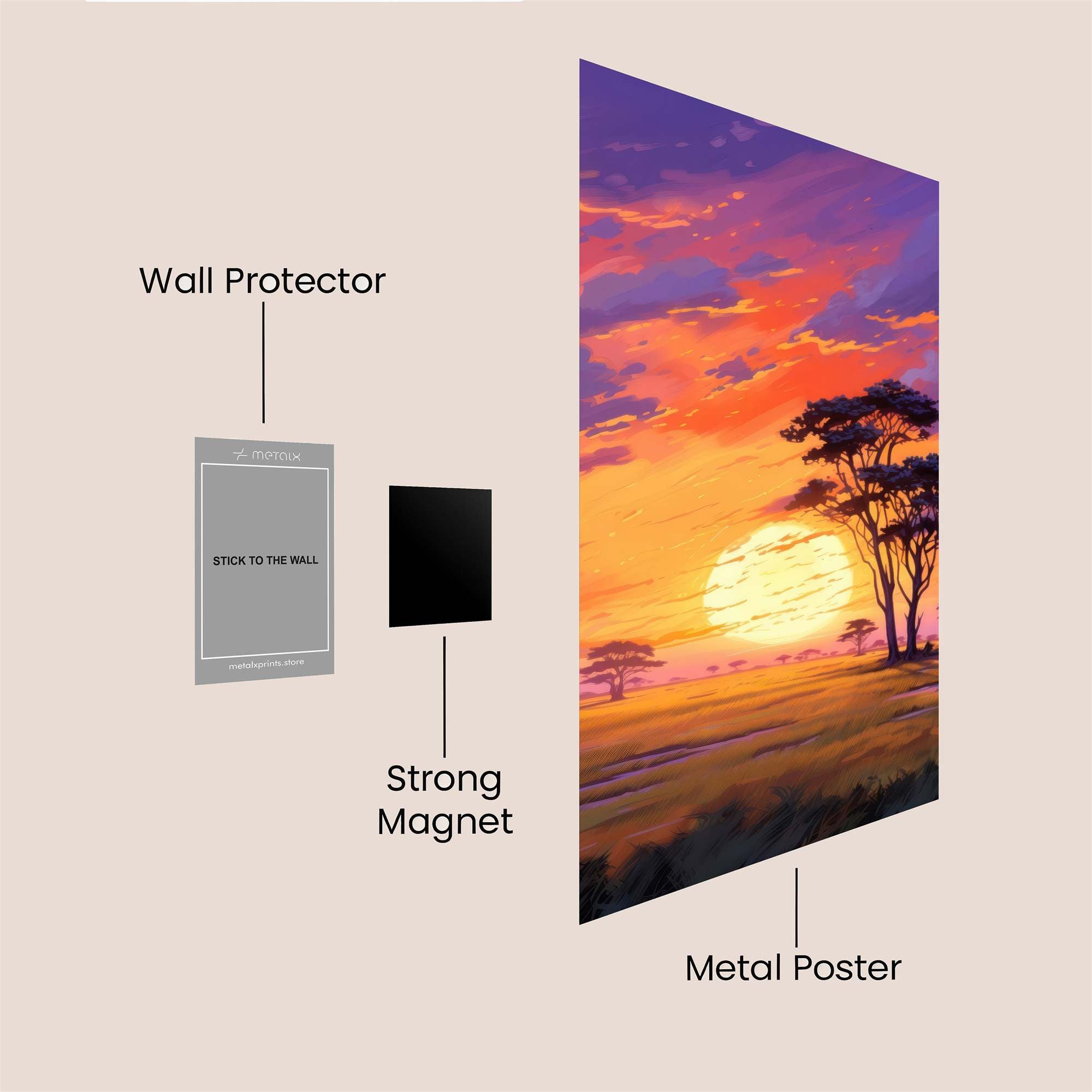 Savannah Serenity Safe Wall Magnetic / M