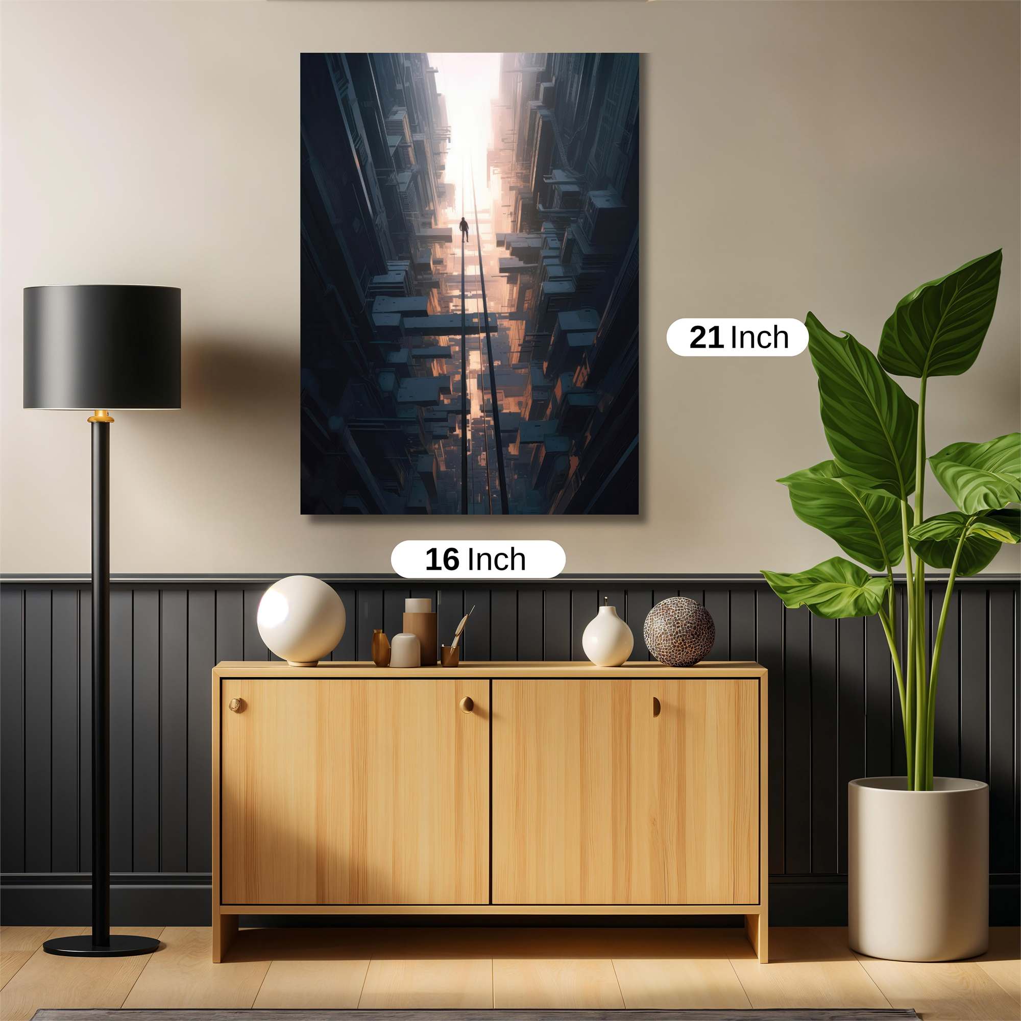 Neon Solitude Safe Wall Magnetic / M