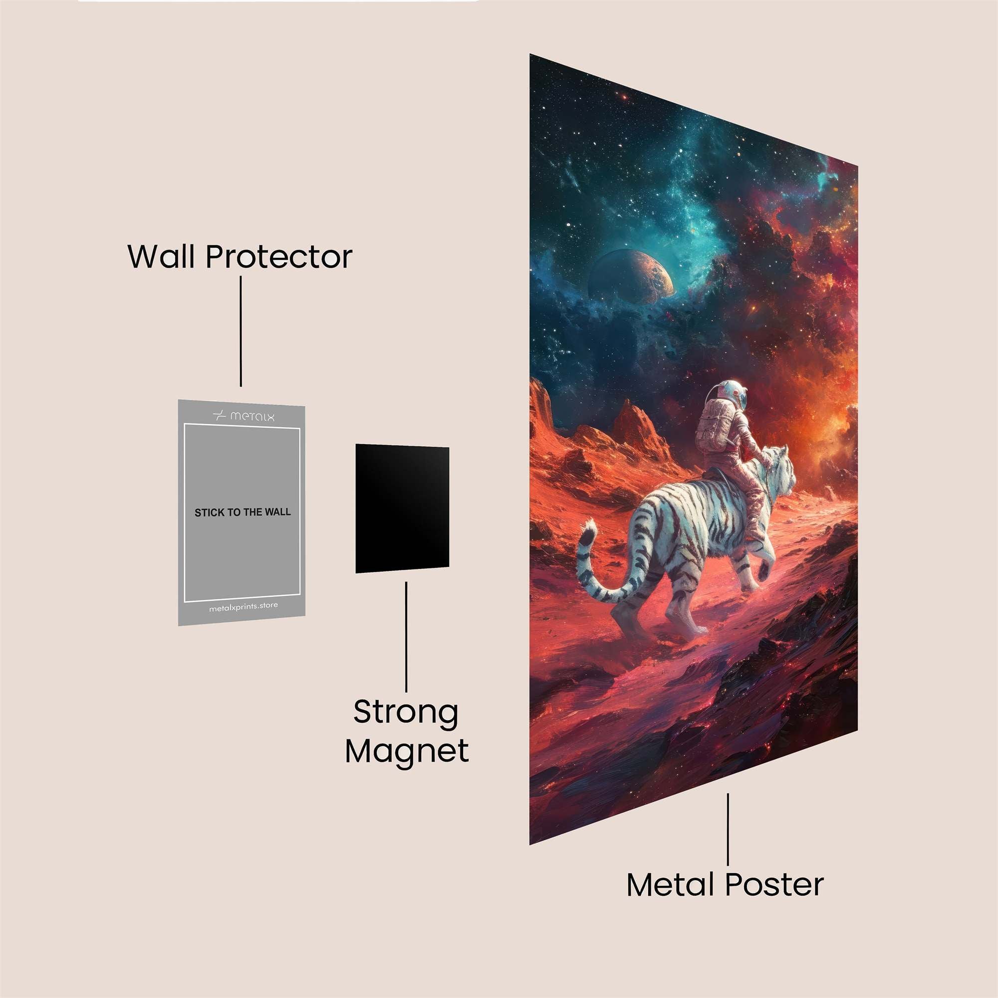 Astronaut Odyssey Safe Wall Magnetic / M