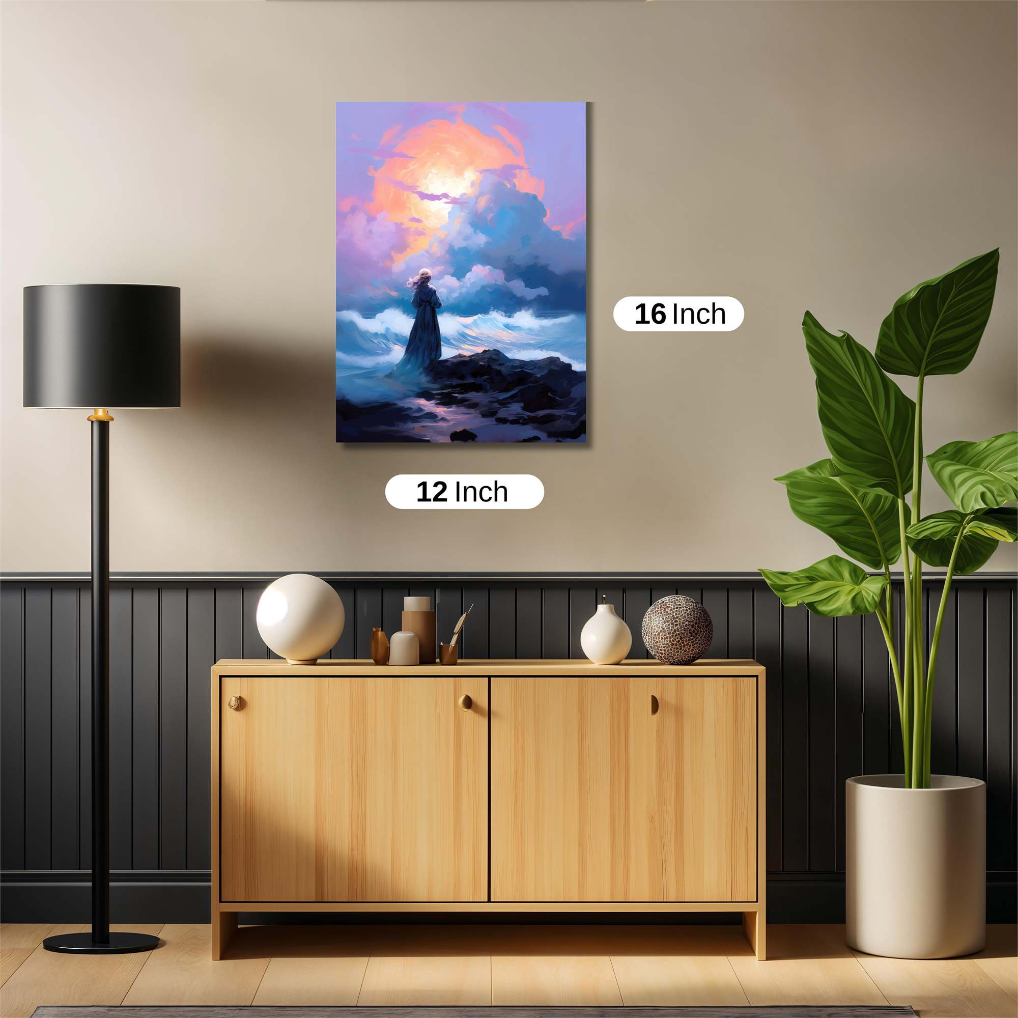 Twilight Contemplation Safe Wall Magnetic / M