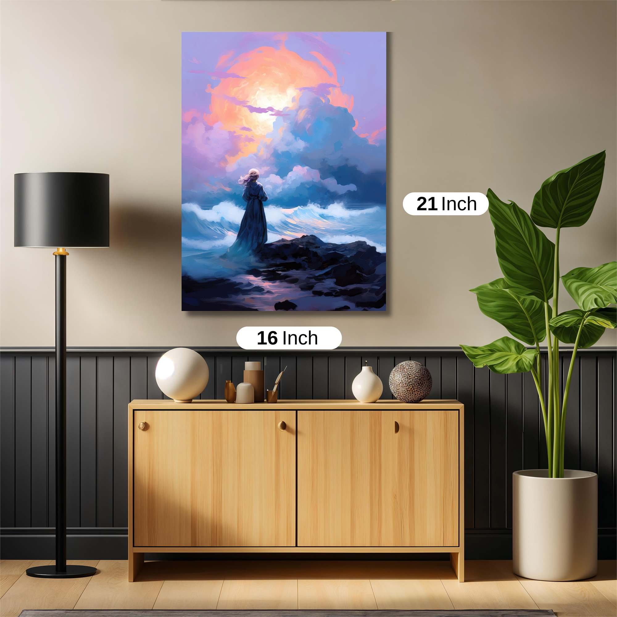 Twilight Contemplation Safe Wall Magnetic / M