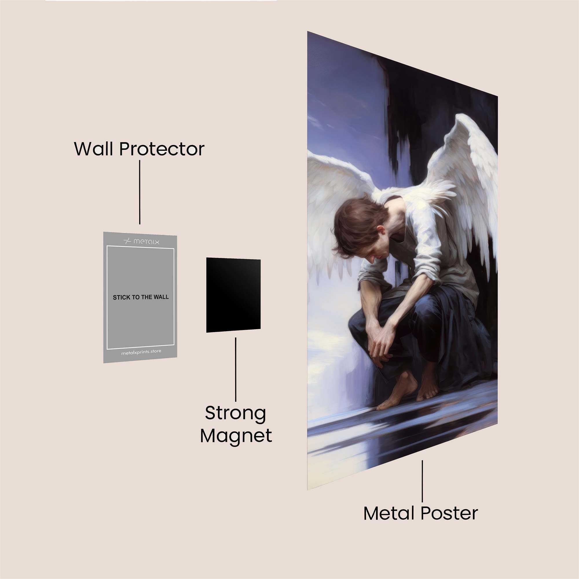 Angel Despair Safe Wall Magnetic / M