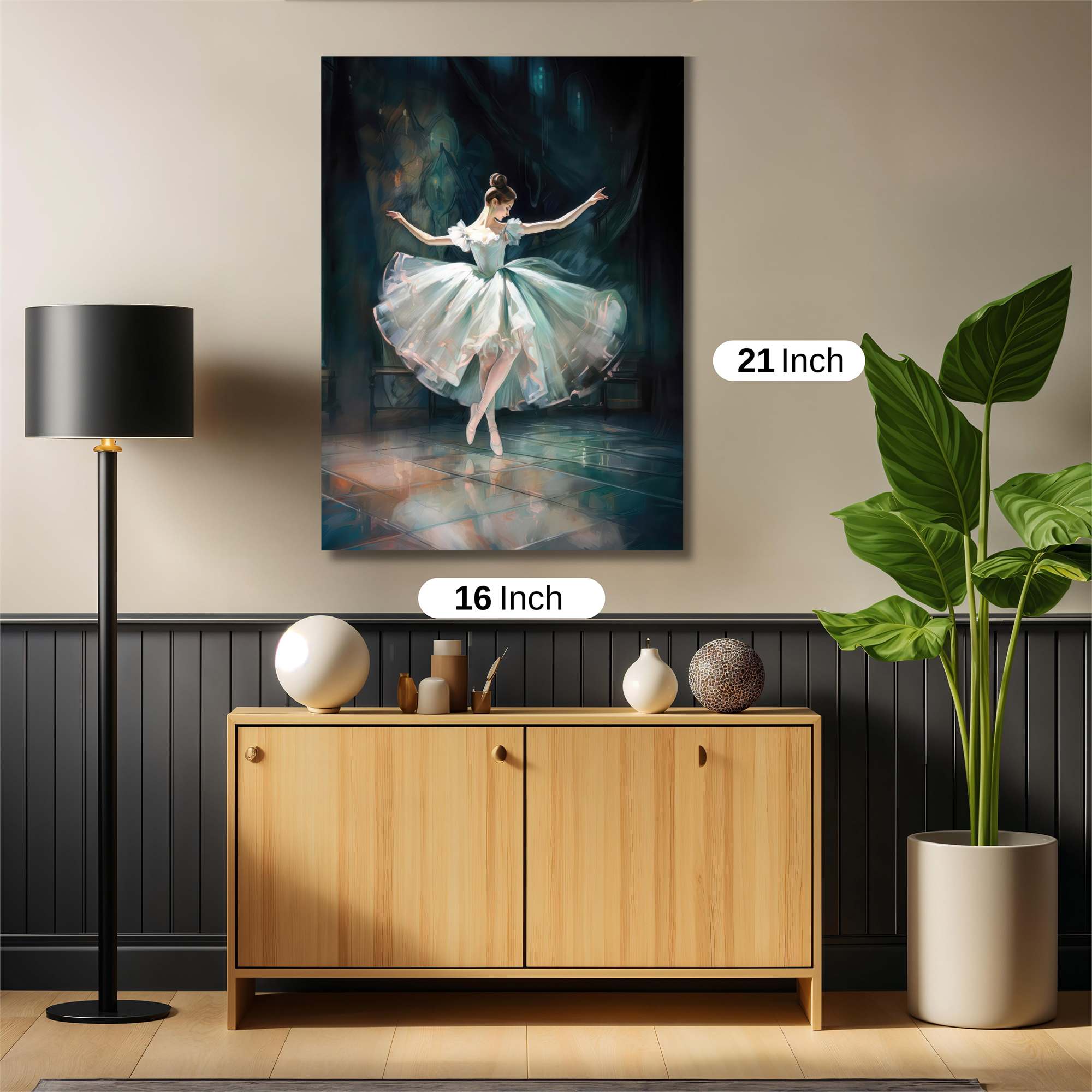 Ballerina Whirl Safe Wall Magnetic / M