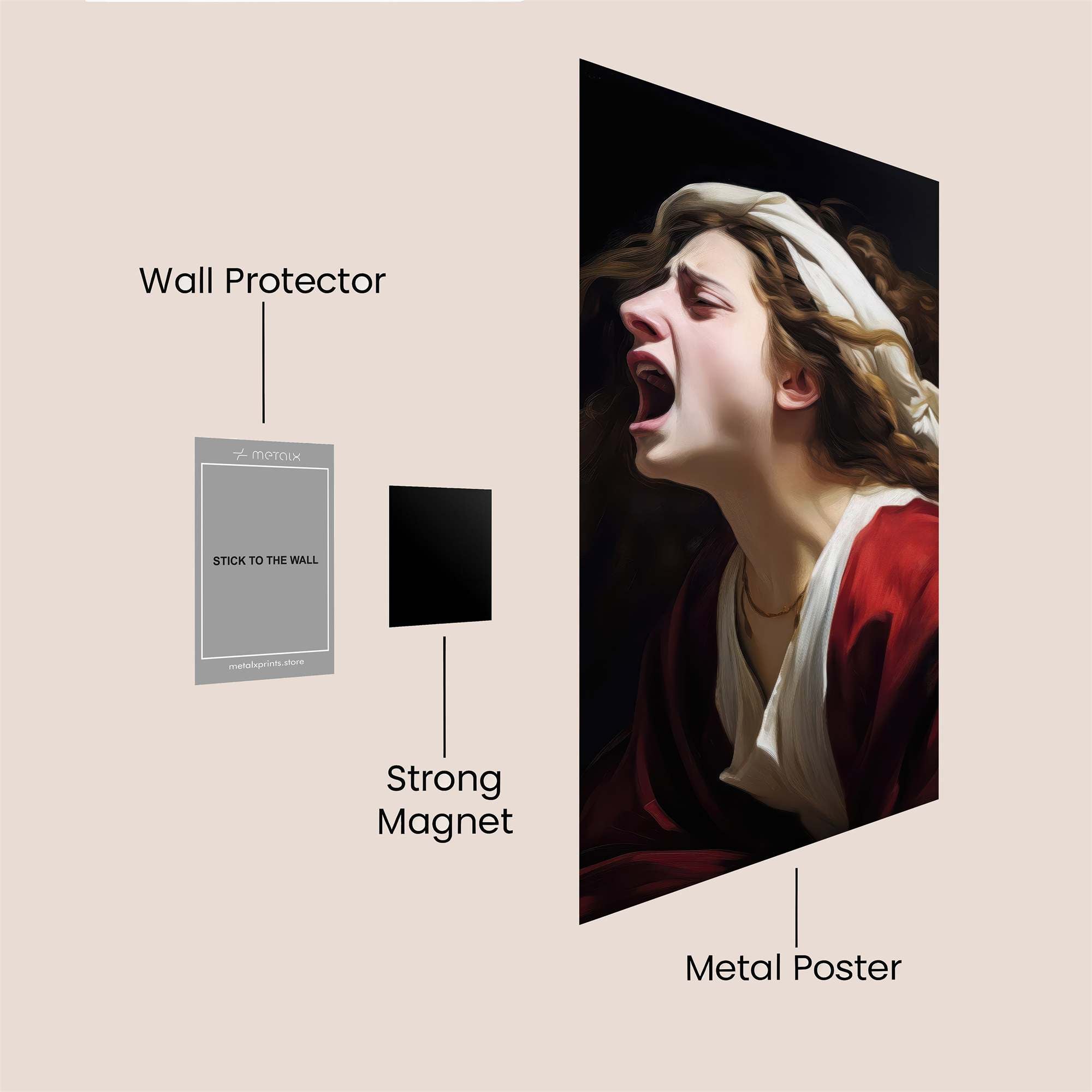 Judith's Fury Safe Wall Magnetic / M