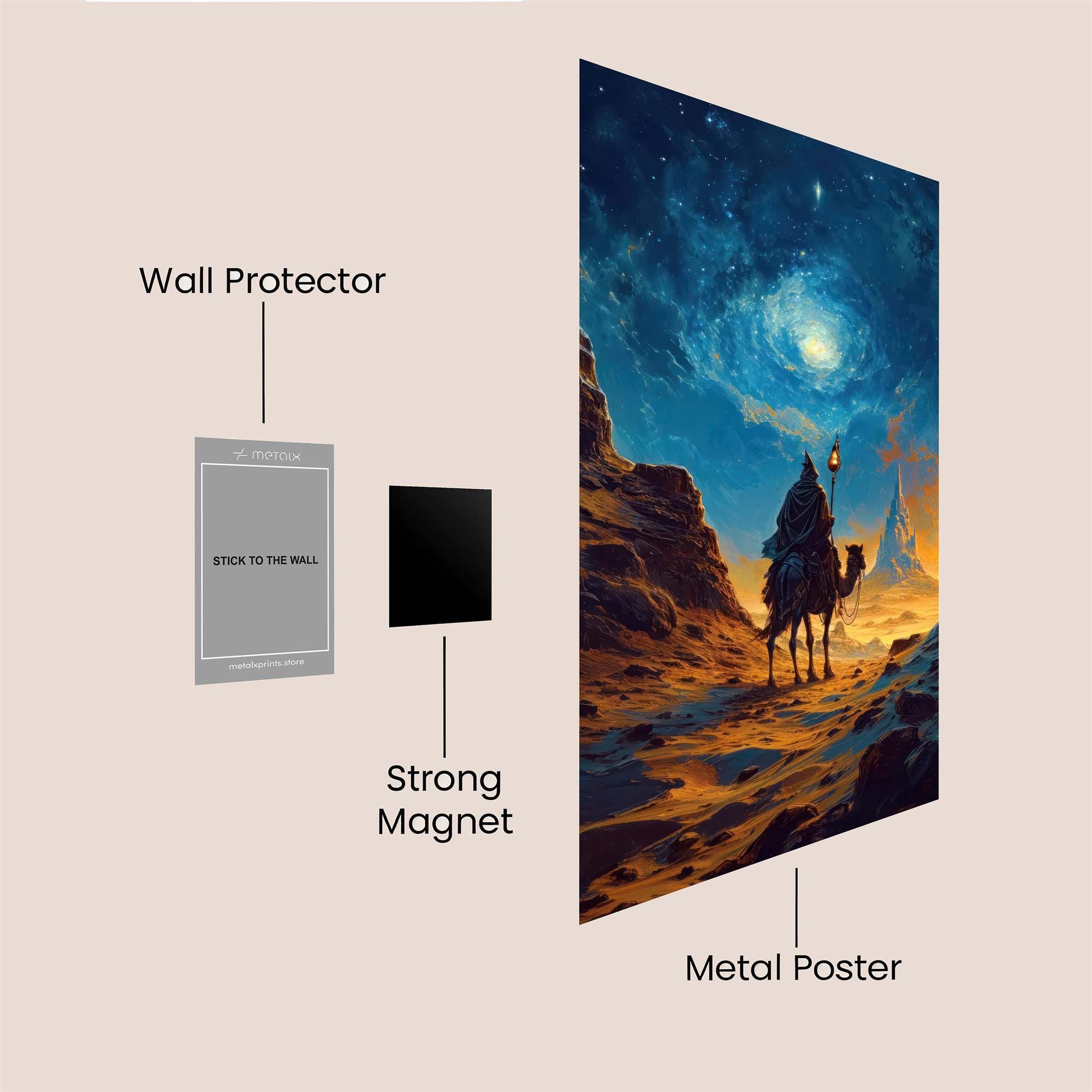 Desert Dreamer Safe Wall Magnetic / M