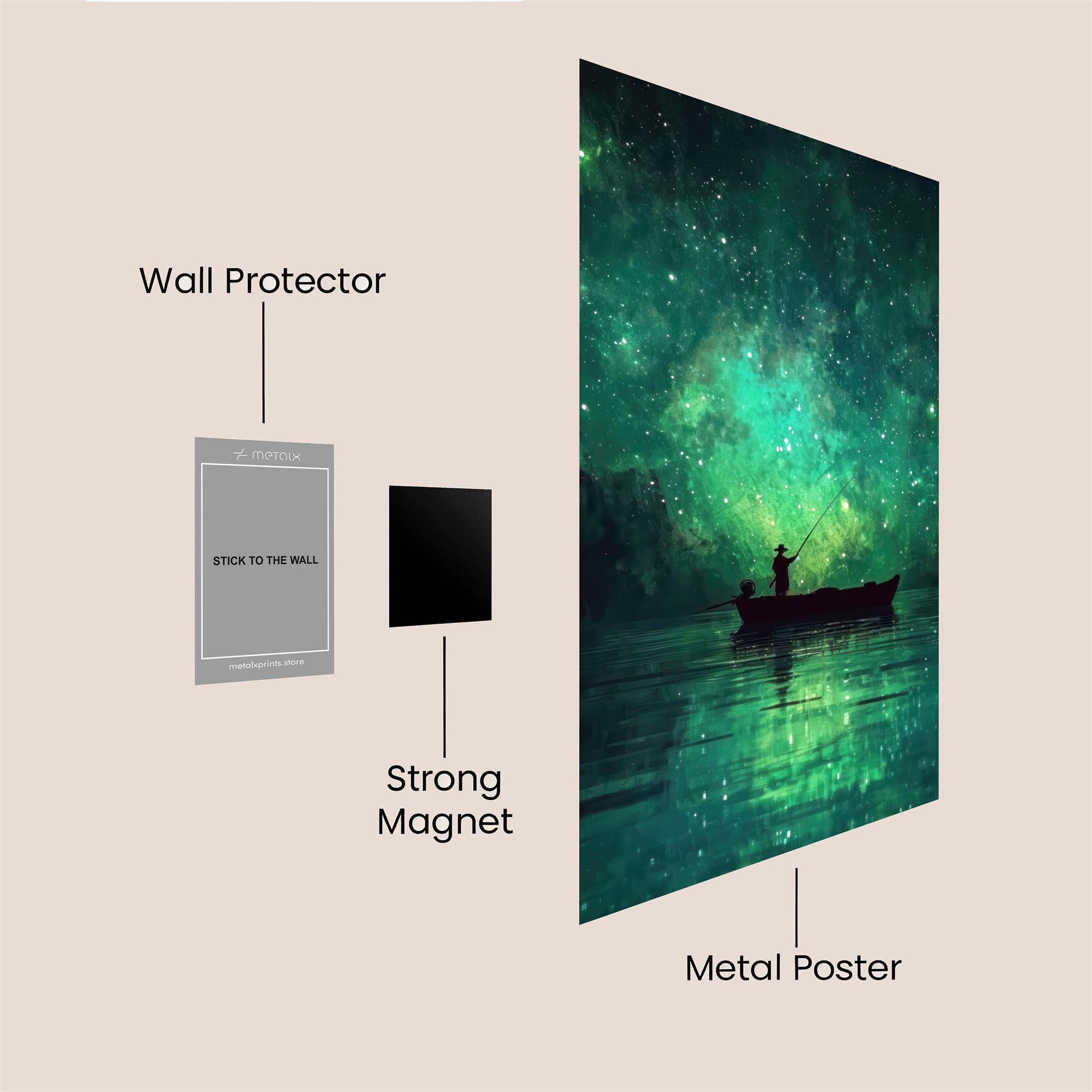 Fisherman Serenity Safe Wall Magnetic / M