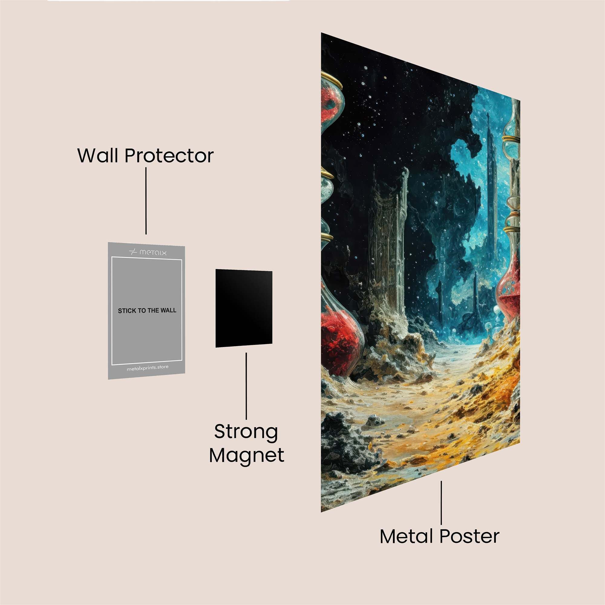 Alchemy Enigma Safe Wall Magnetic / M