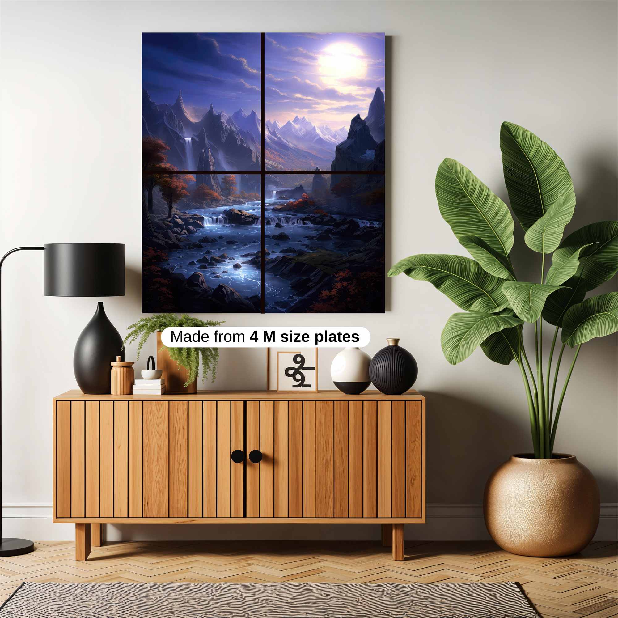 Moonlit Serenity Safe Wall Magnetic / M