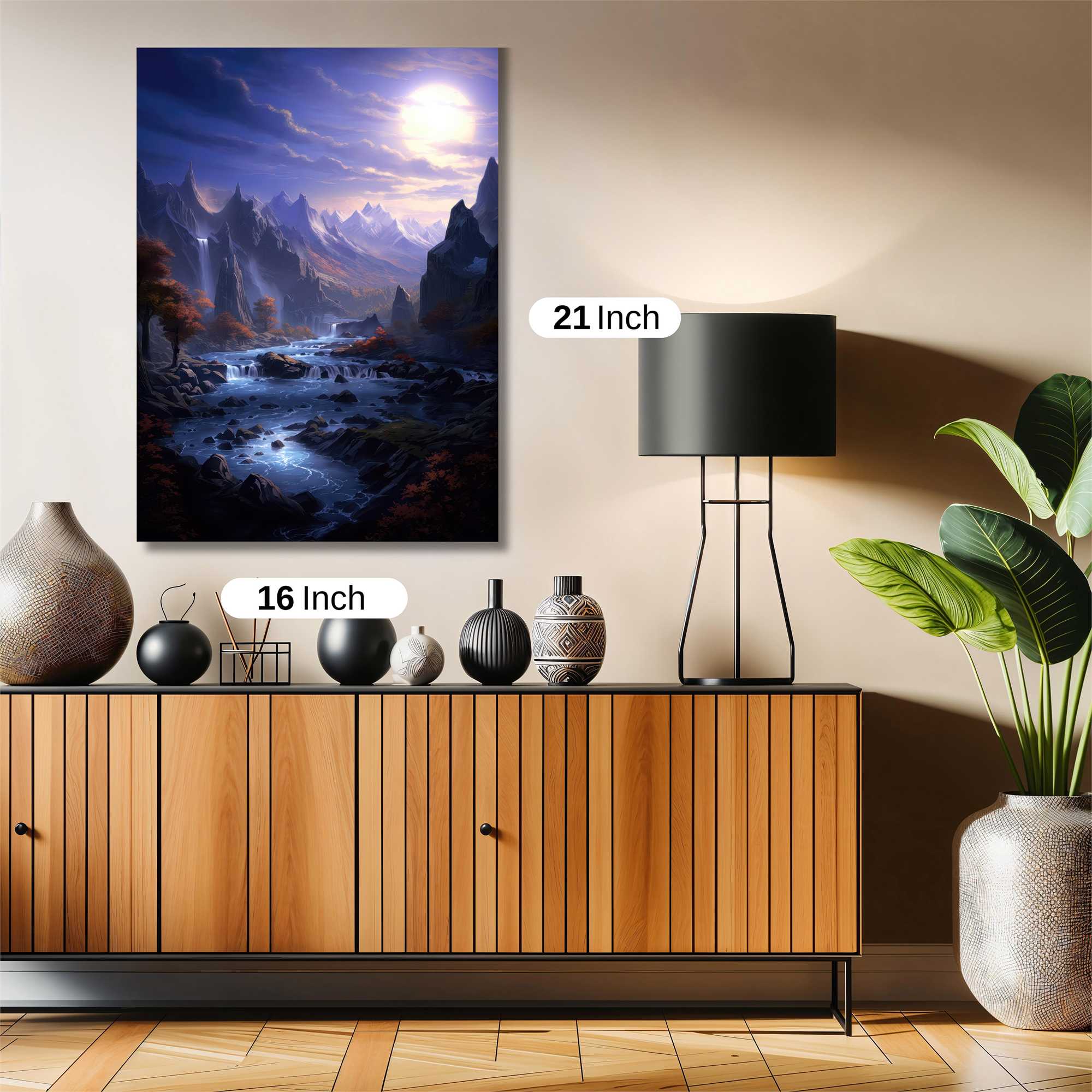 Moonlit Serenity Safe Wall Magnetic / M