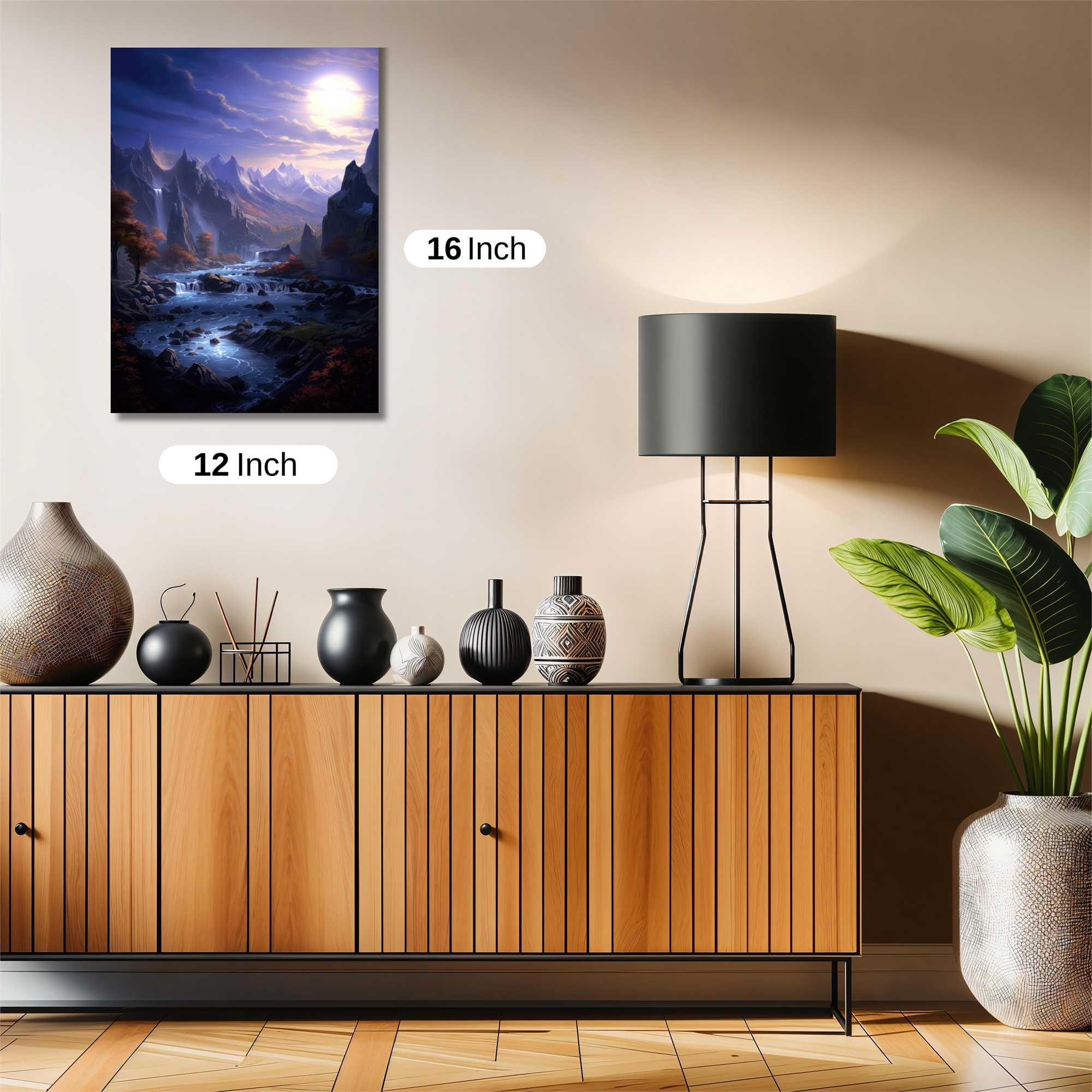 Moonlit Serenity Safe Wall Magnetic / M