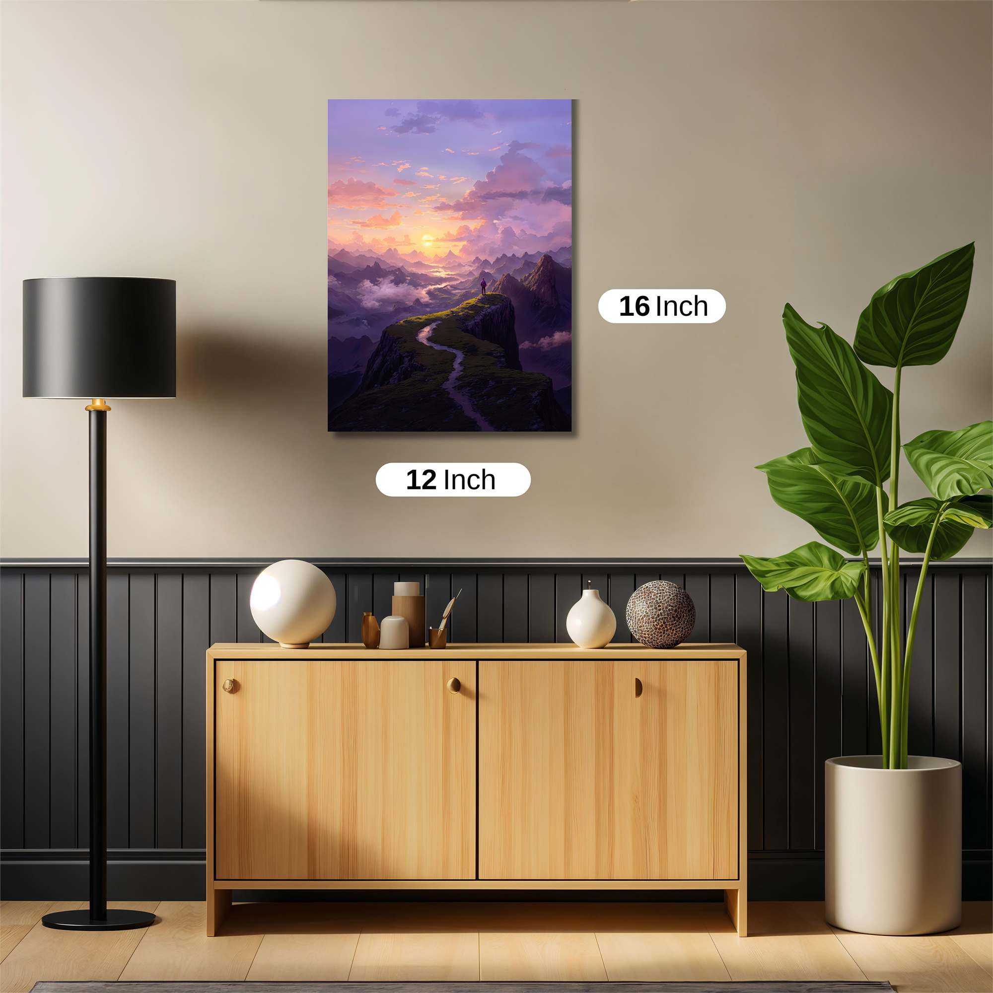 Sunset Serenity Safe Wall Magnetic / M