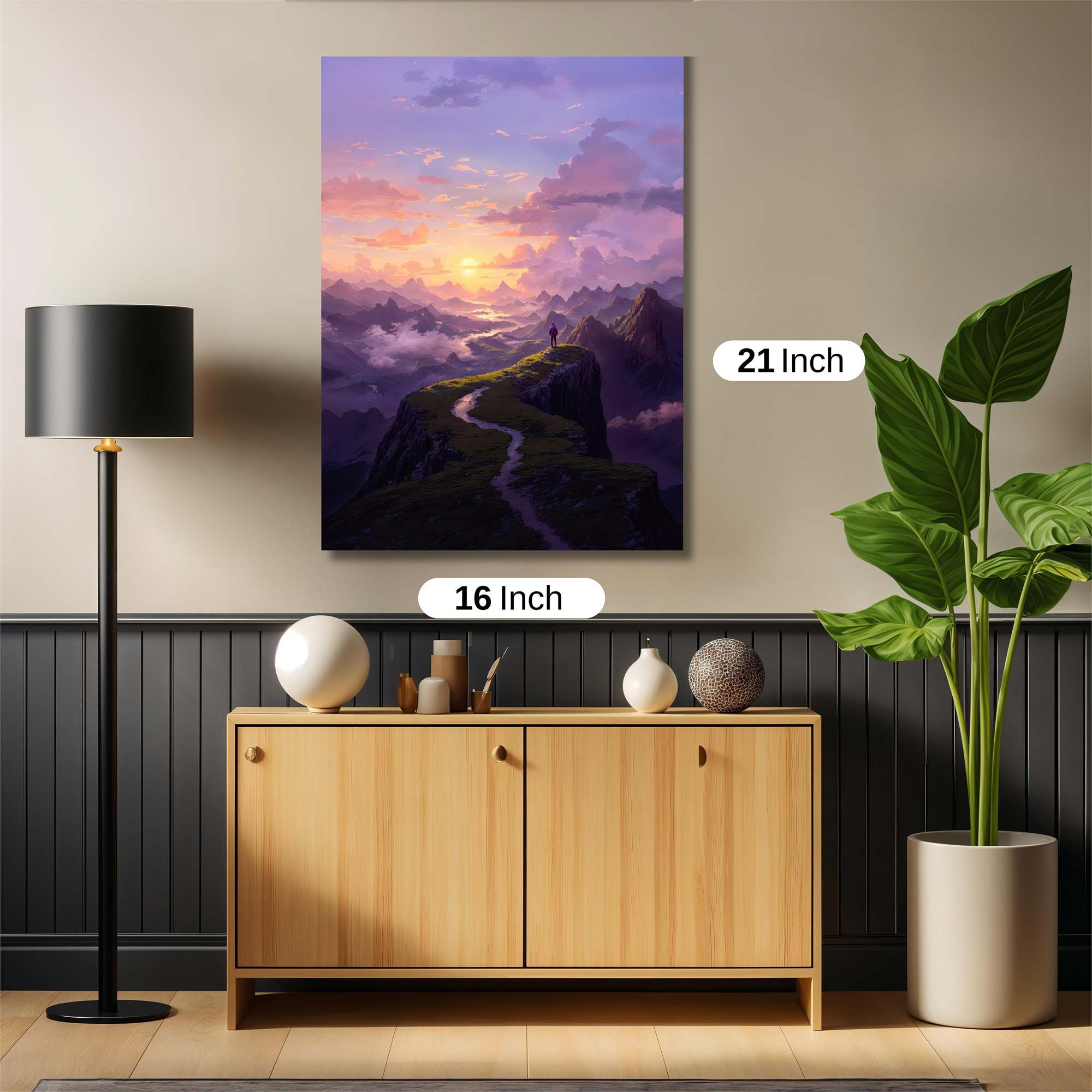 Sunset Serenity Safe Wall Magnetic / M