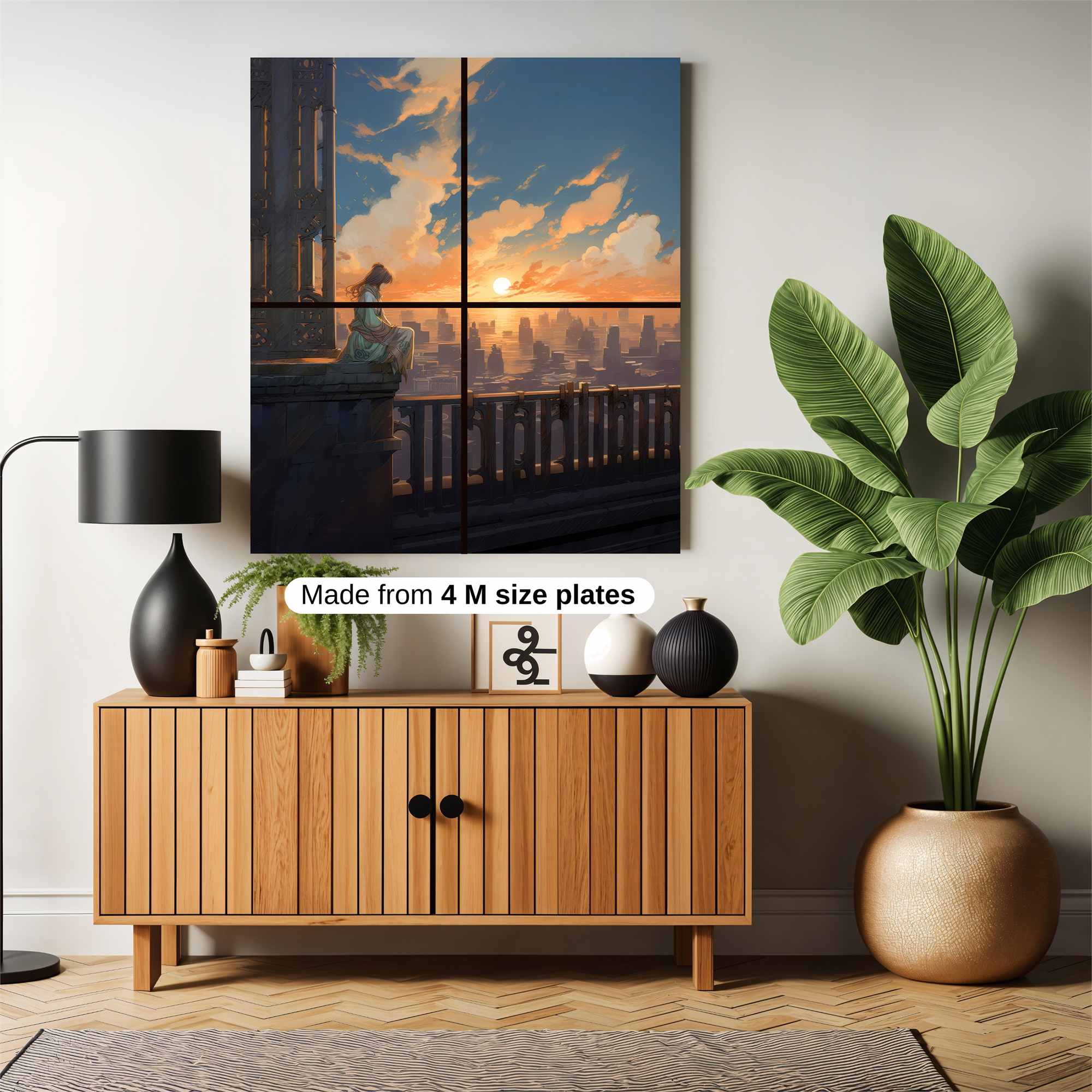 Sunset Serenity Safe Wall Magnetic / M