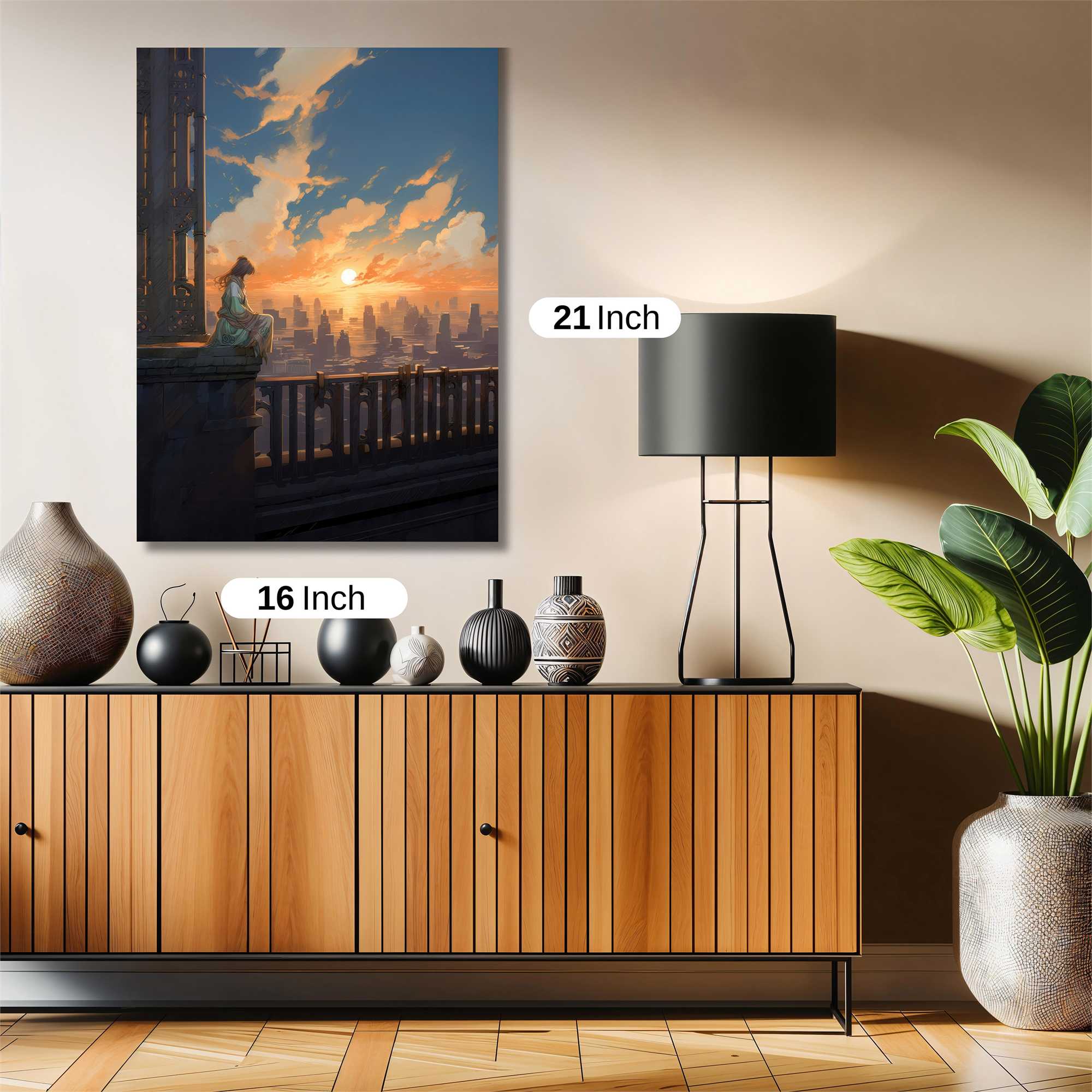 Sunset Serenity Safe Wall Magnetic / M