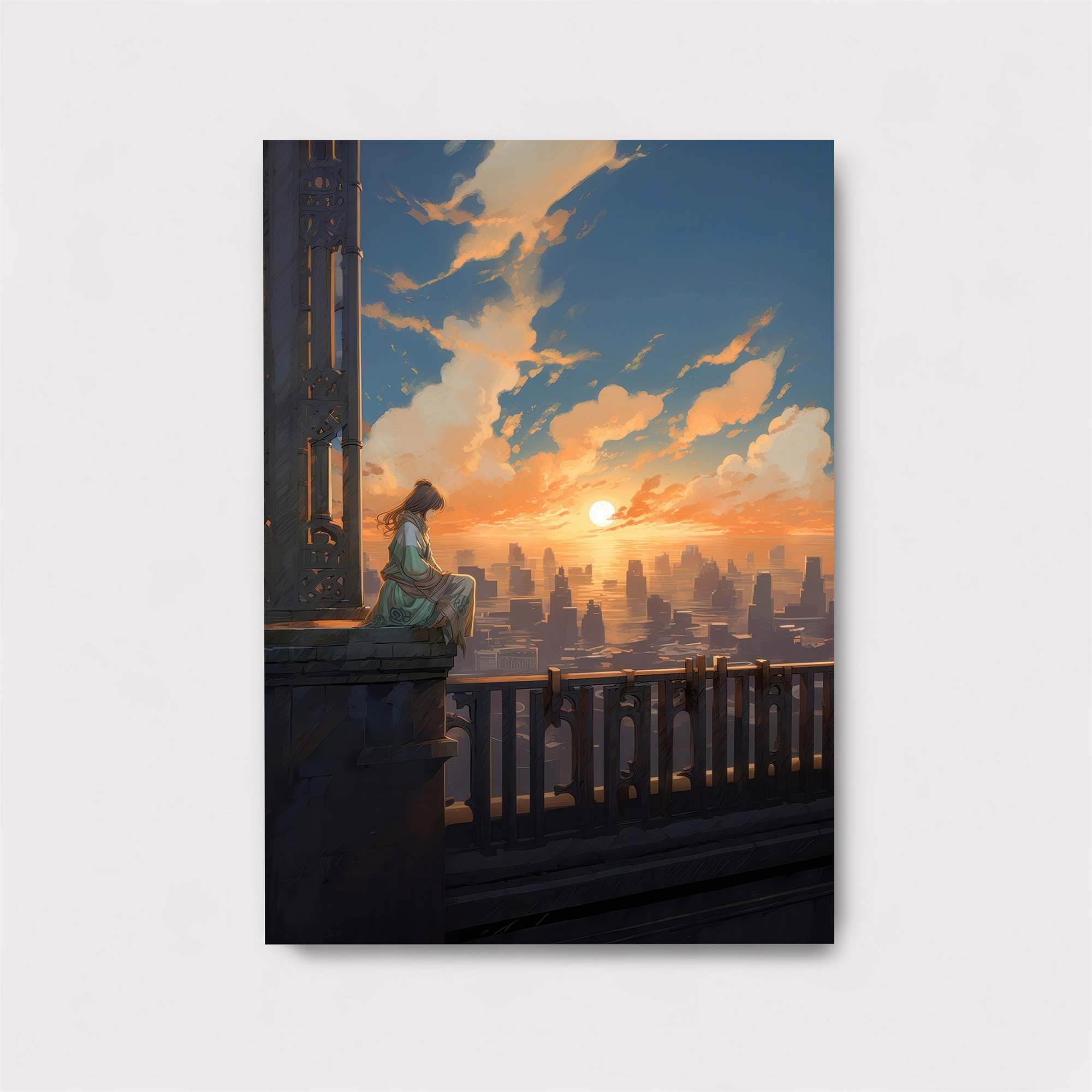 Sunset Serenity Safe Wall Magnetic / M