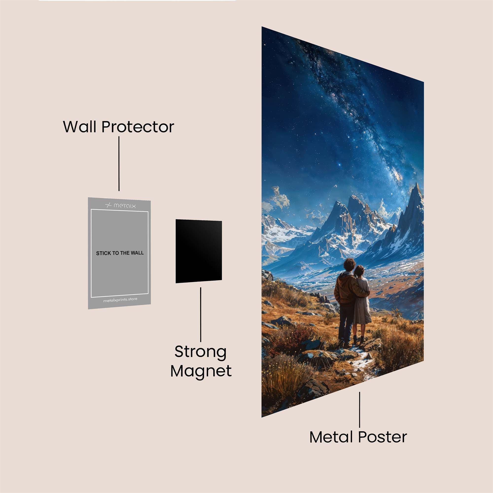 Starry Serenity Safe Wall Magnetic / M