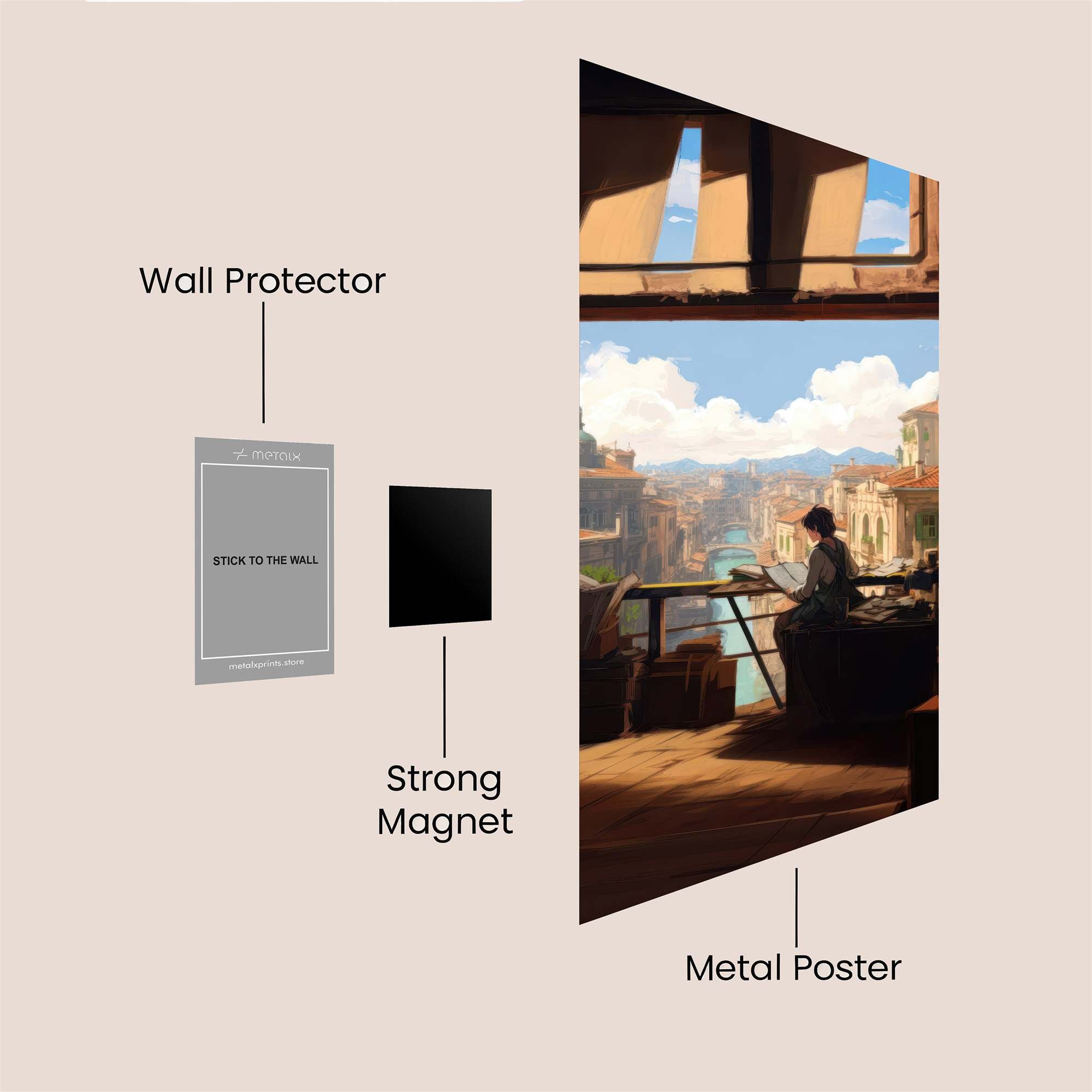 Venice Serenity Safe Wall Magnetic / M