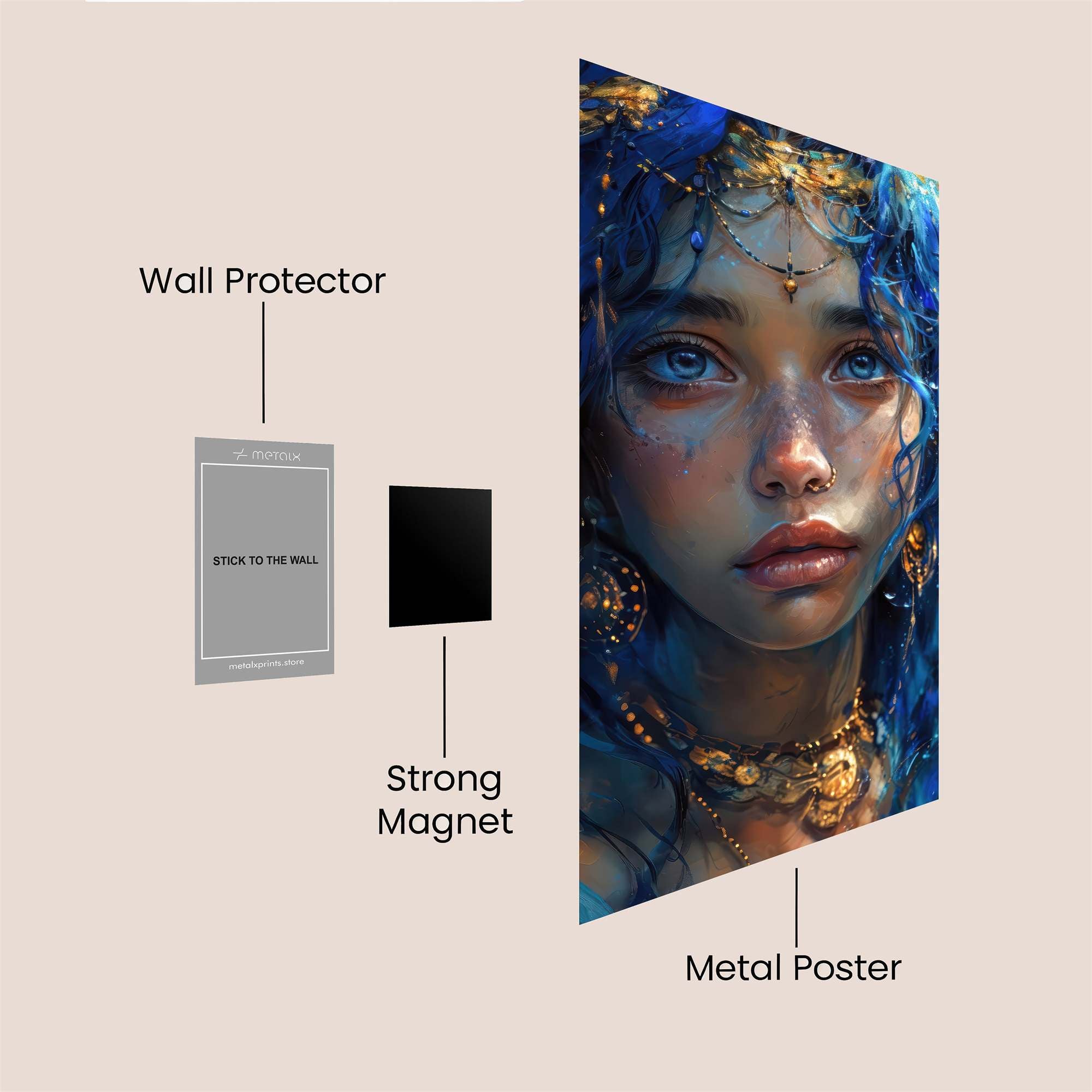 Aqua Enchantress Safe Wall Magnetic / M