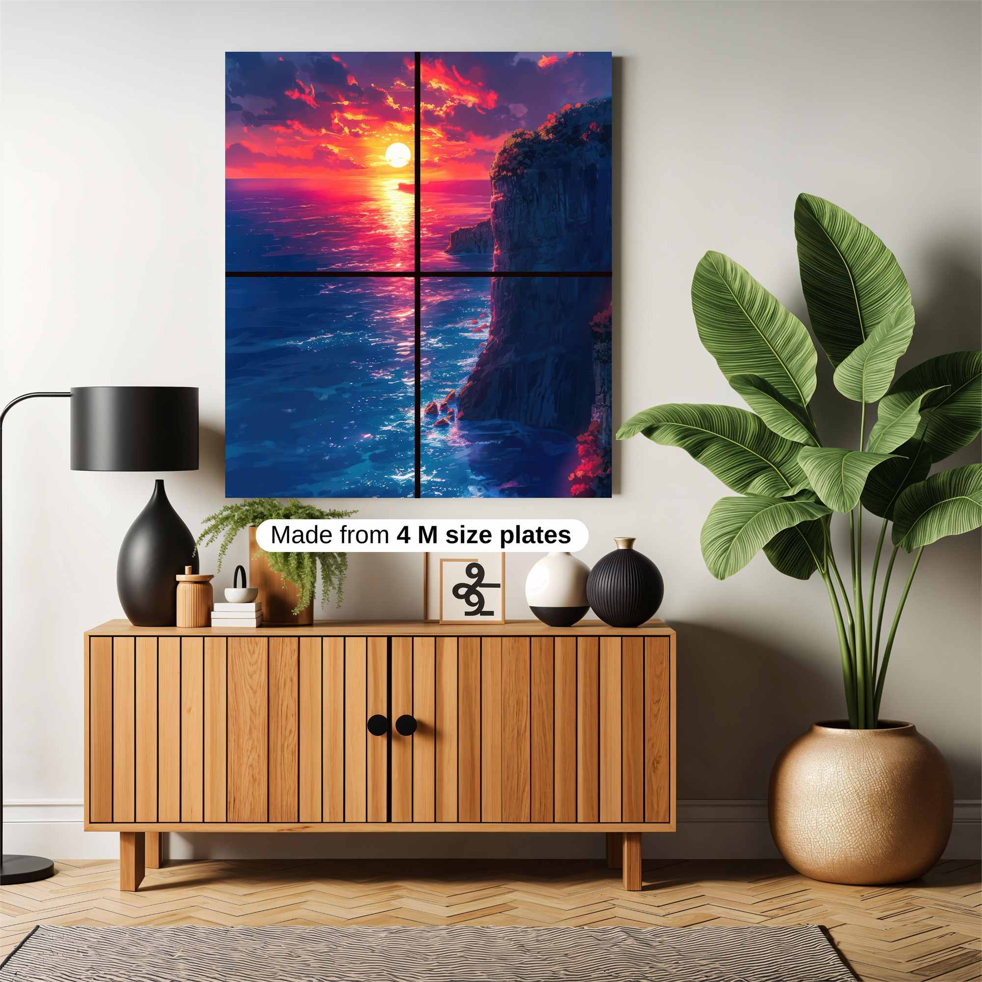 Sunset Serenity Safe Wall Magnetic / M
