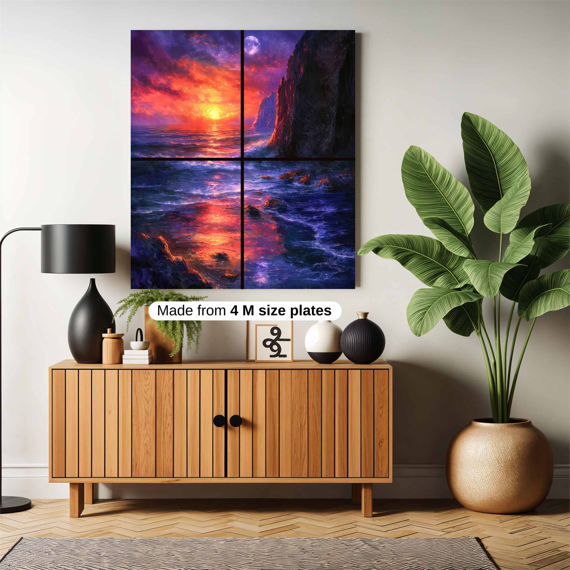 Sunset Serenity Safe Wall Magnetic / M