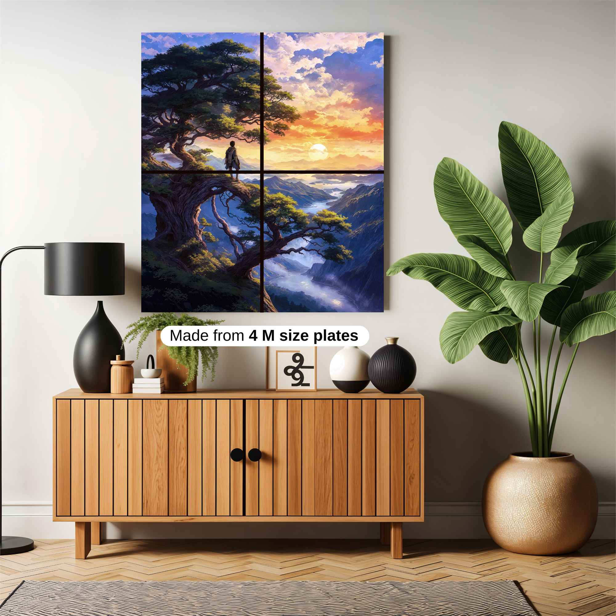 Sunset Serenity Safe Wall Magnetic / M