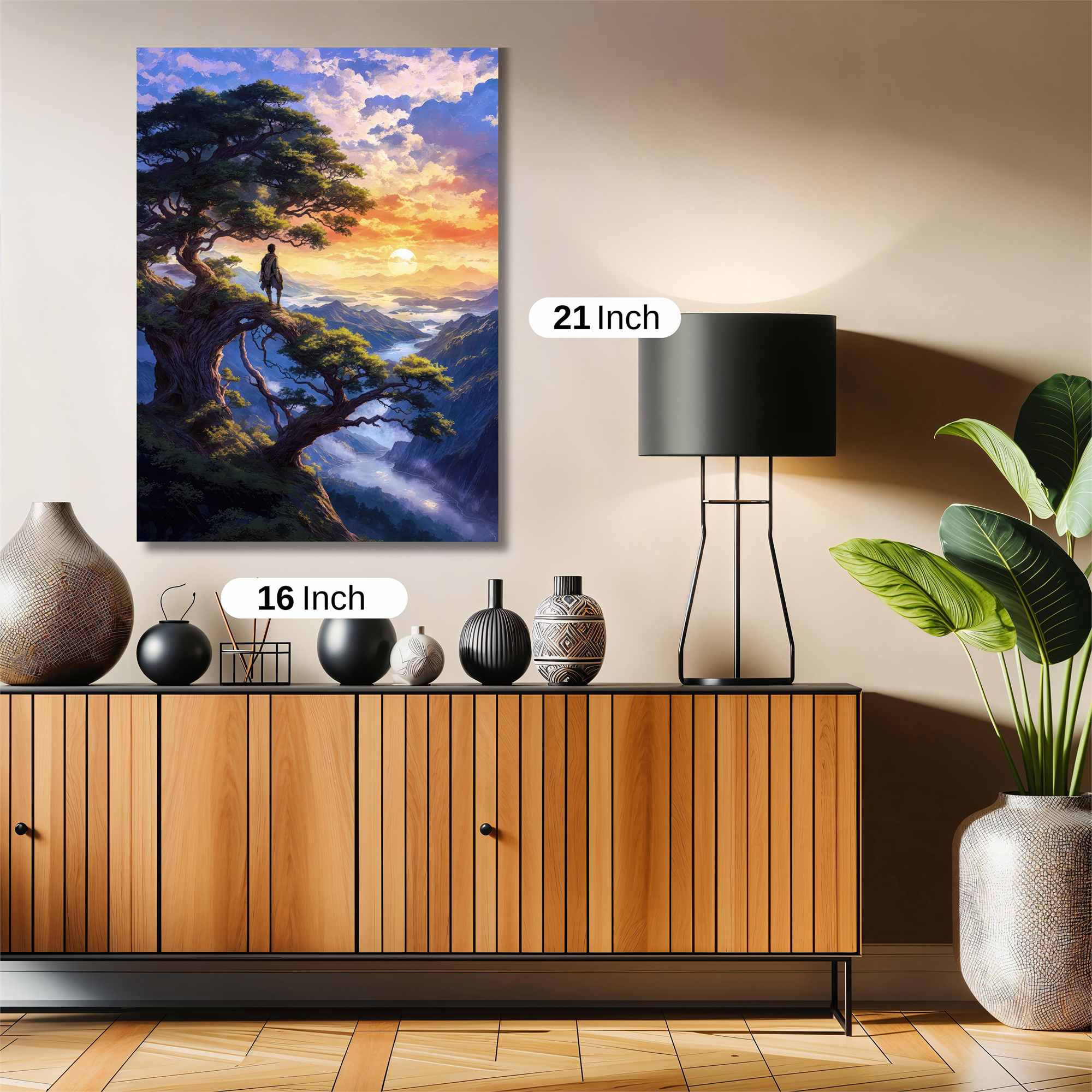 Sunset Serenity Safe Wall Magnetic / M
