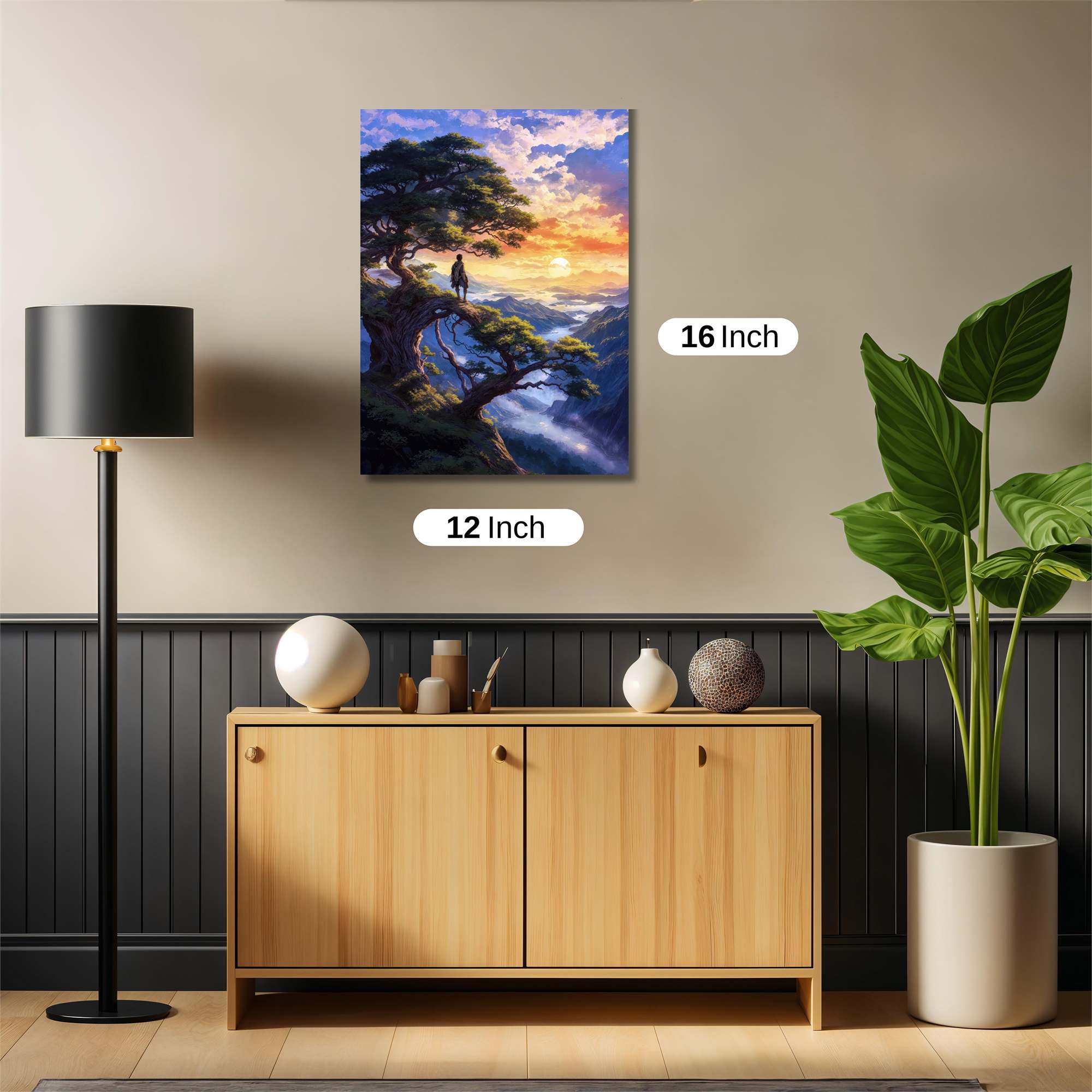 Sunset Serenity Safe Wall Magnetic / M