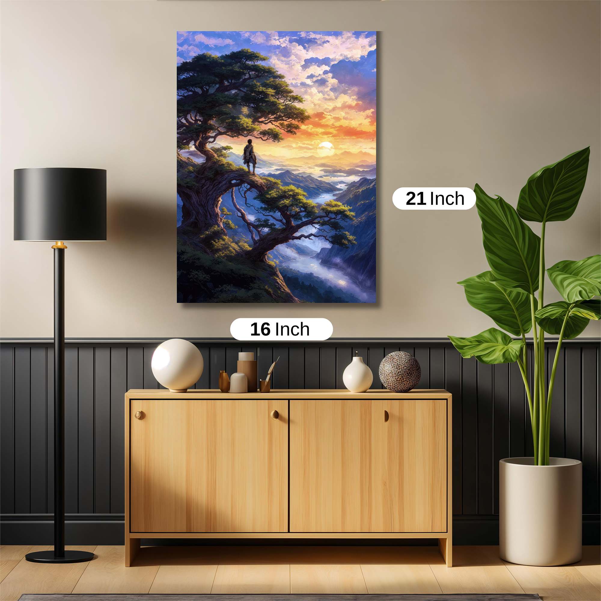 Sunset Serenity Safe Wall Magnetic / M