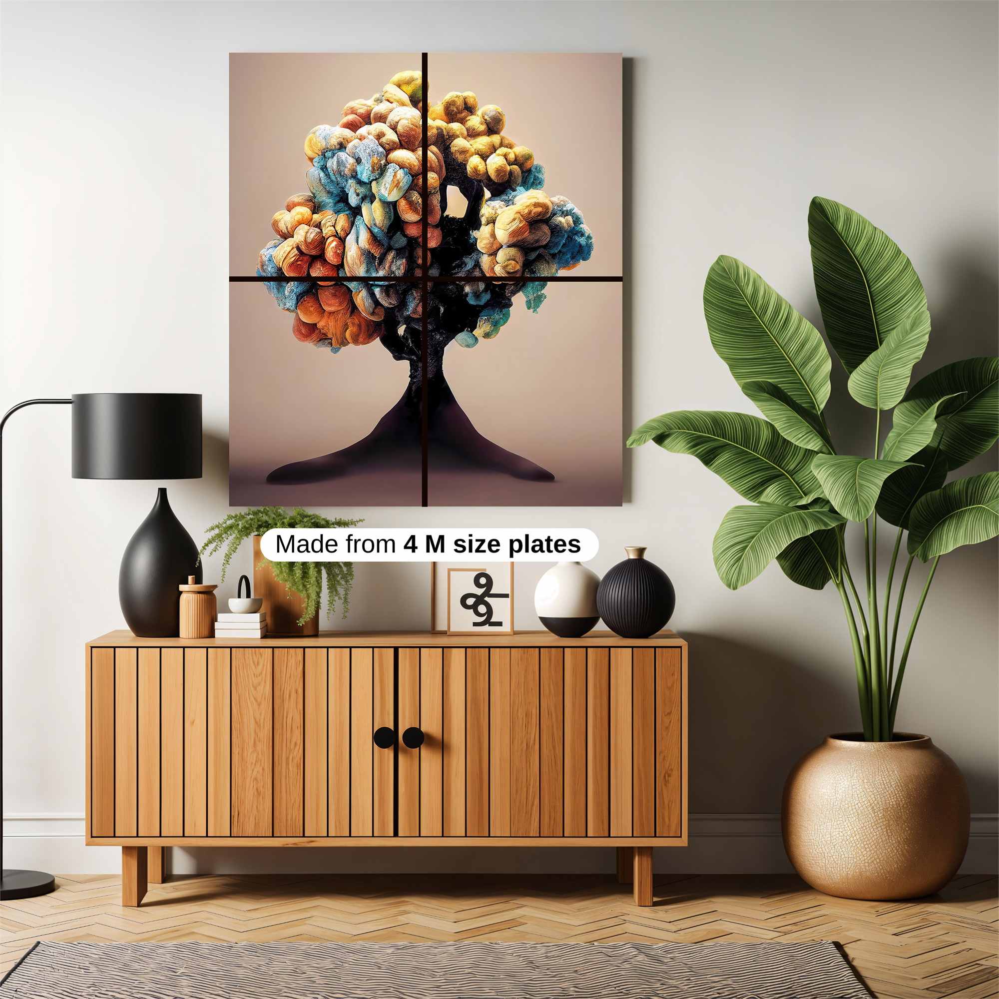 Colorful Whimsy Safe Wall Magnetic / M