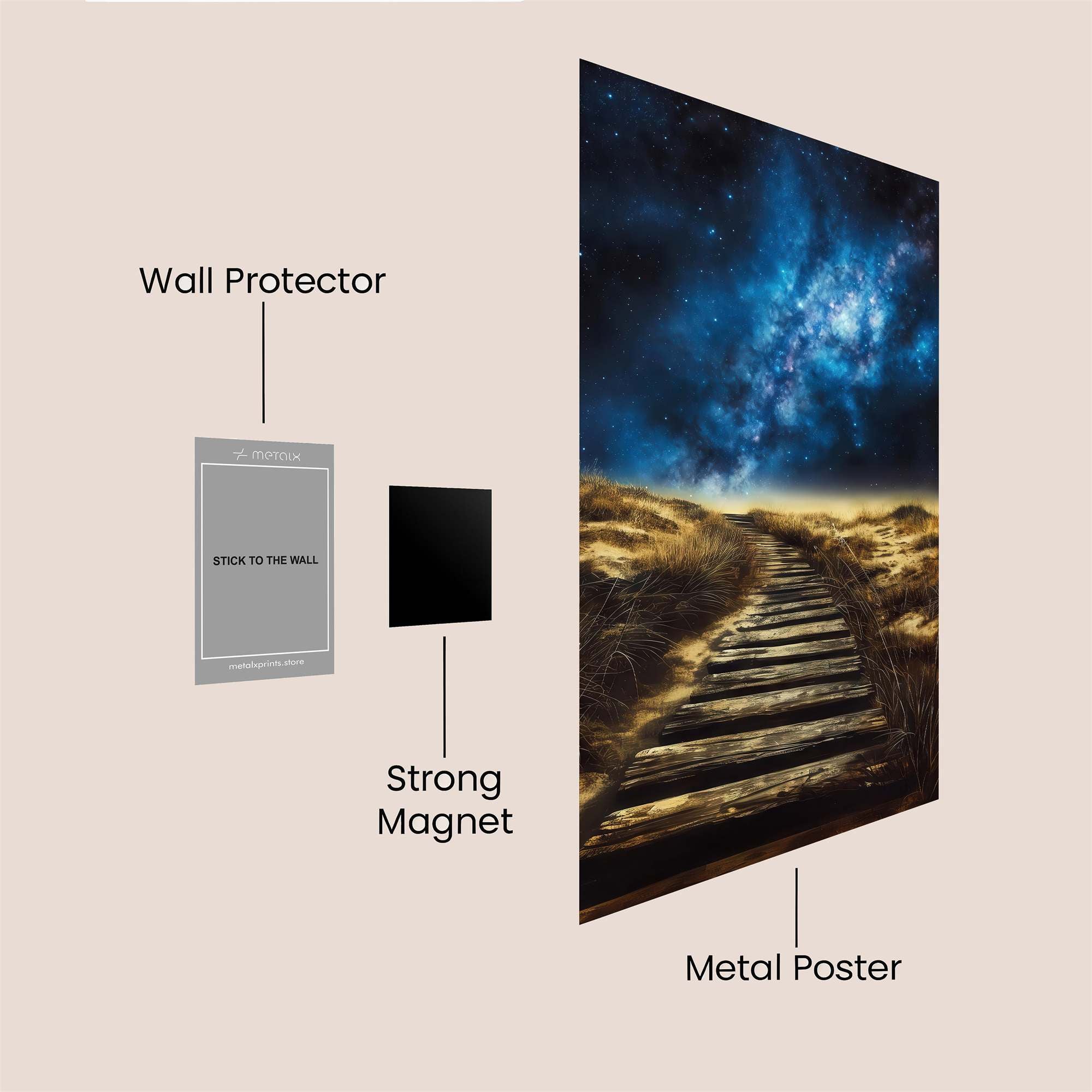 Milkyway Dream Safe Wall Magnetic / M