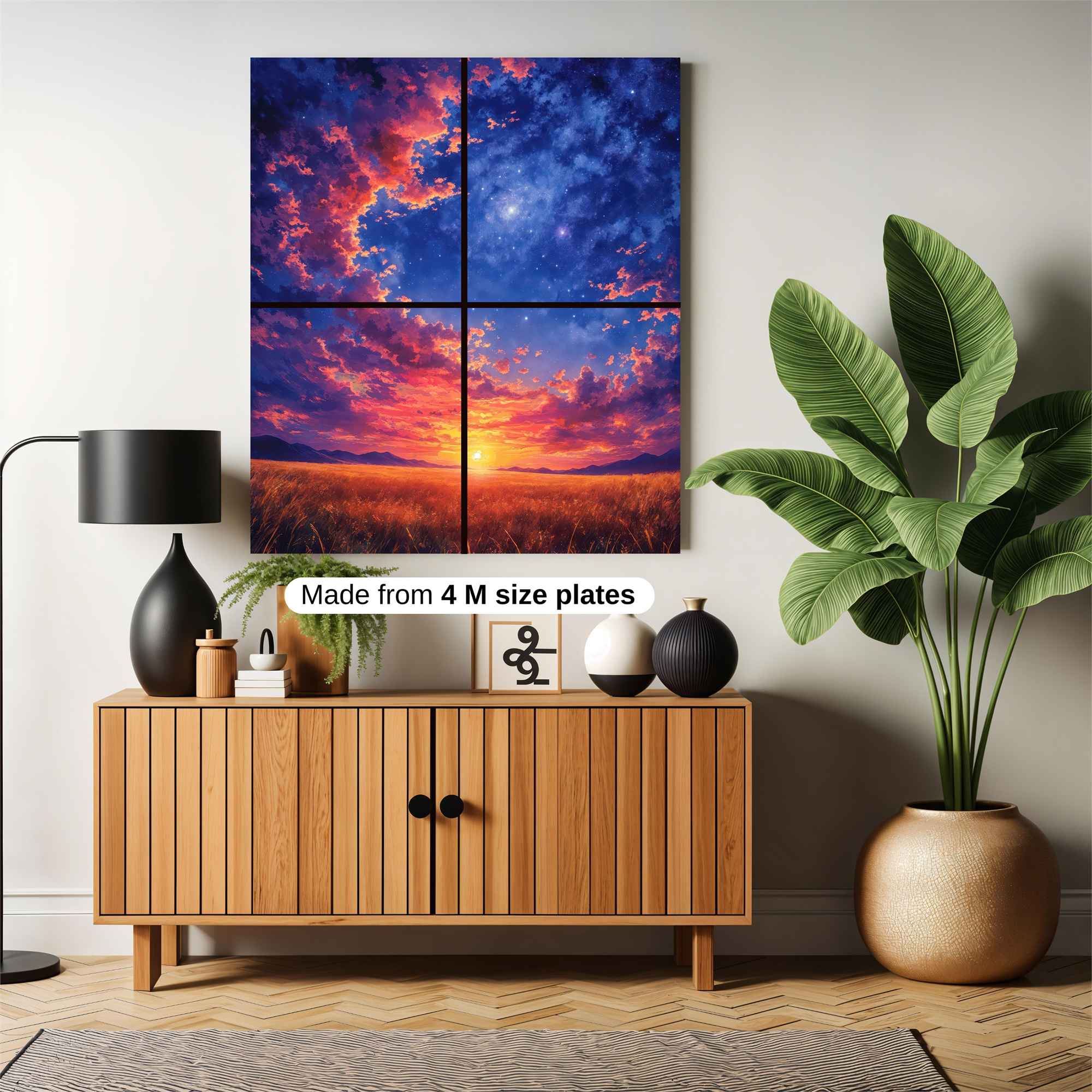 Sunset Serenity Safe Wall Magnetic / M
