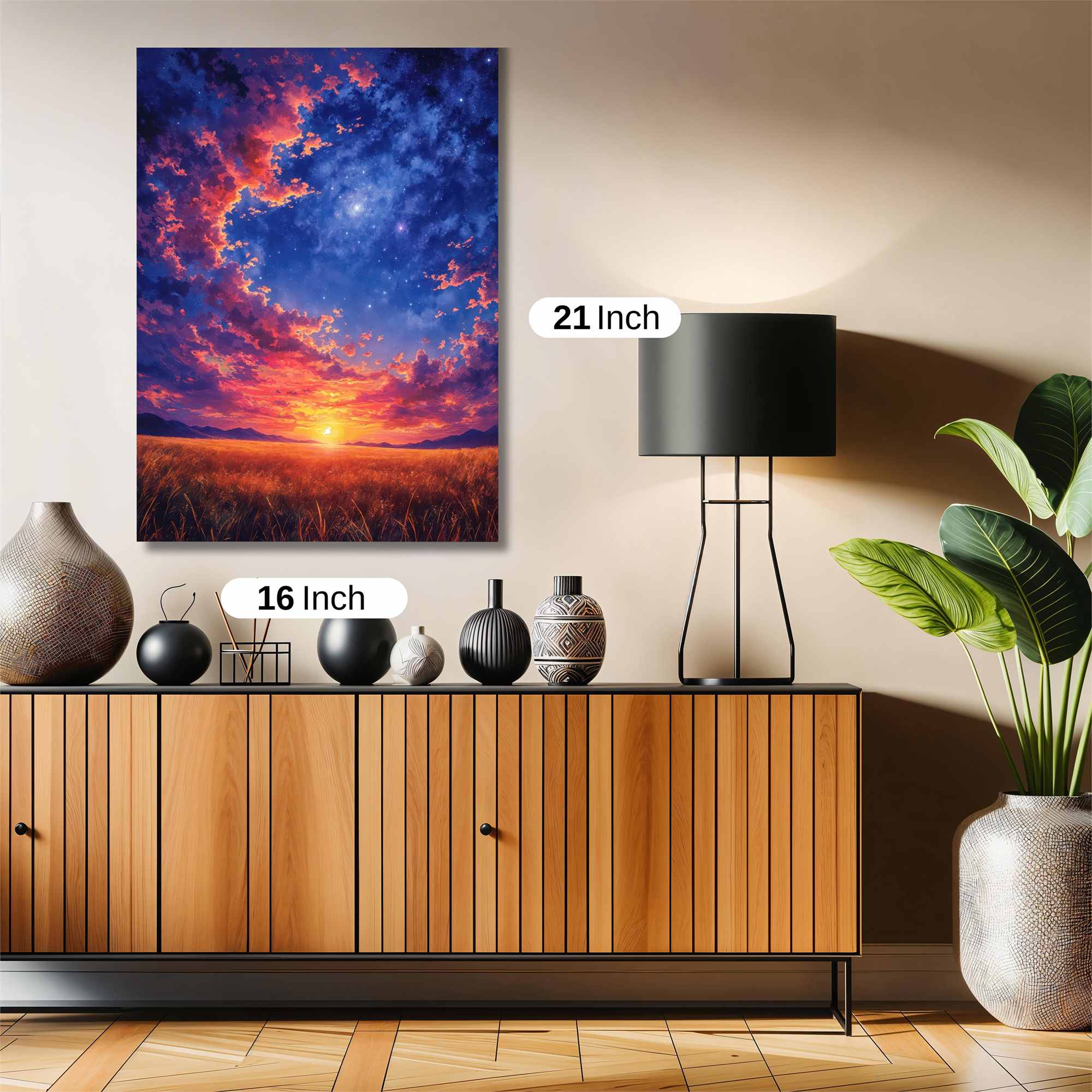 Sunset Serenity Safe Wall Magnetic / M