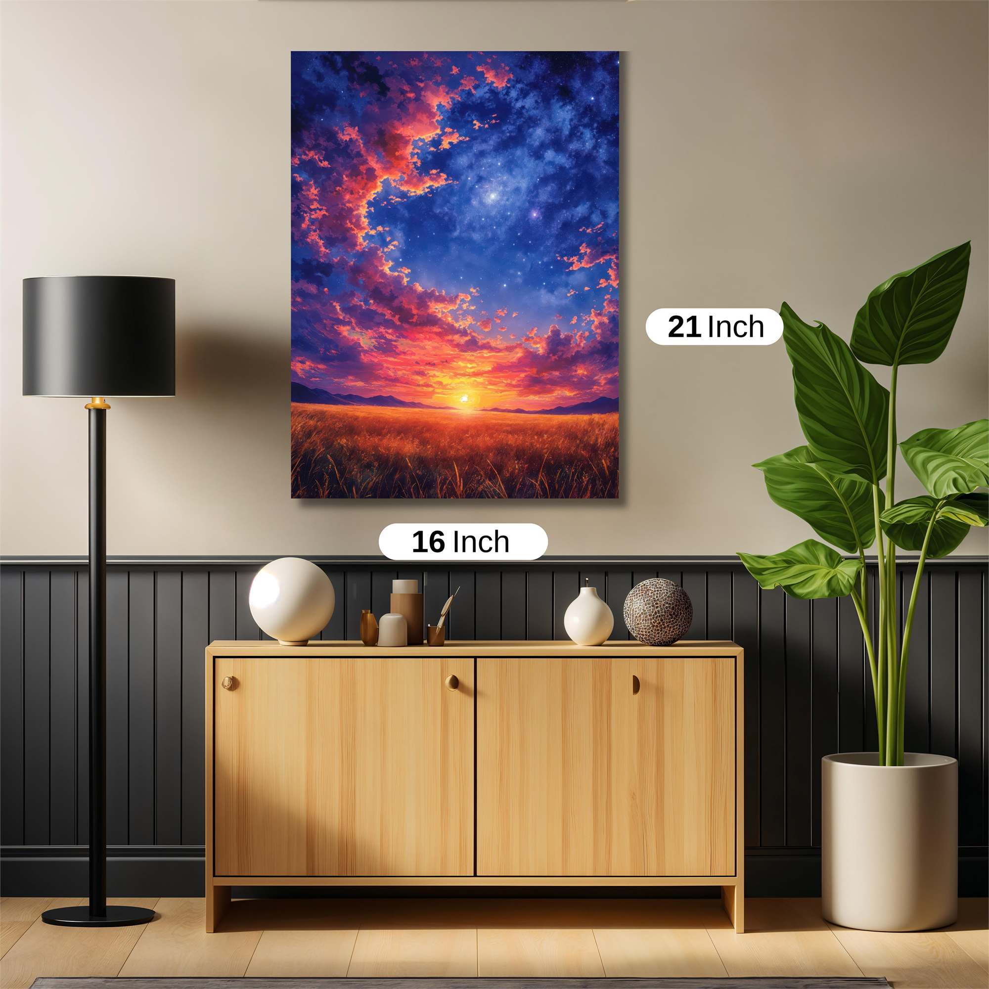 Sunset Serenity Safe Wall Magnetic / M