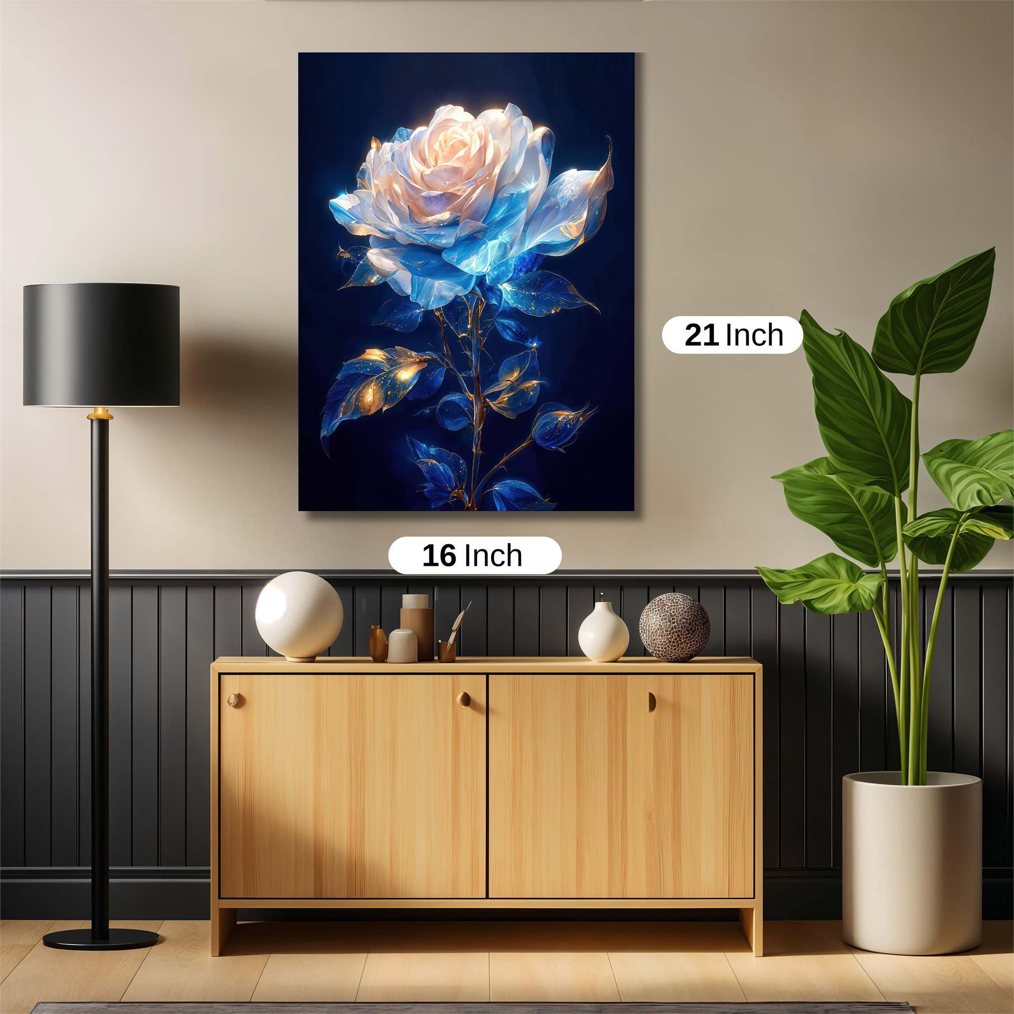 Luminous Rose Safe Wall Magnetic / M