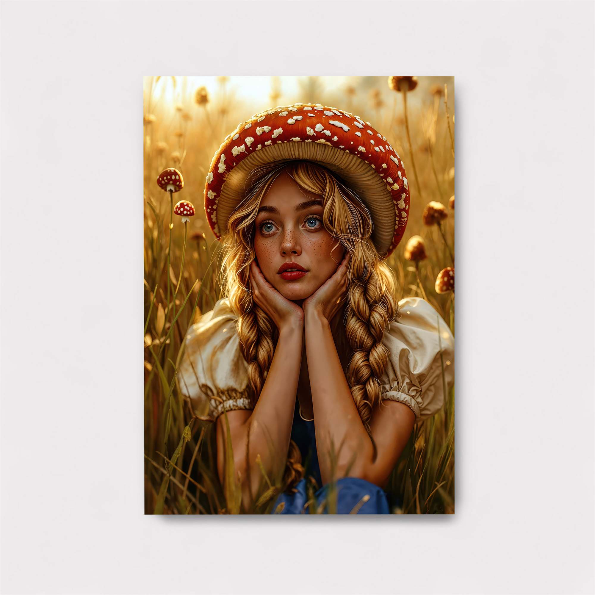 Mushroom Whimsy Safe Wall Magnetic / M